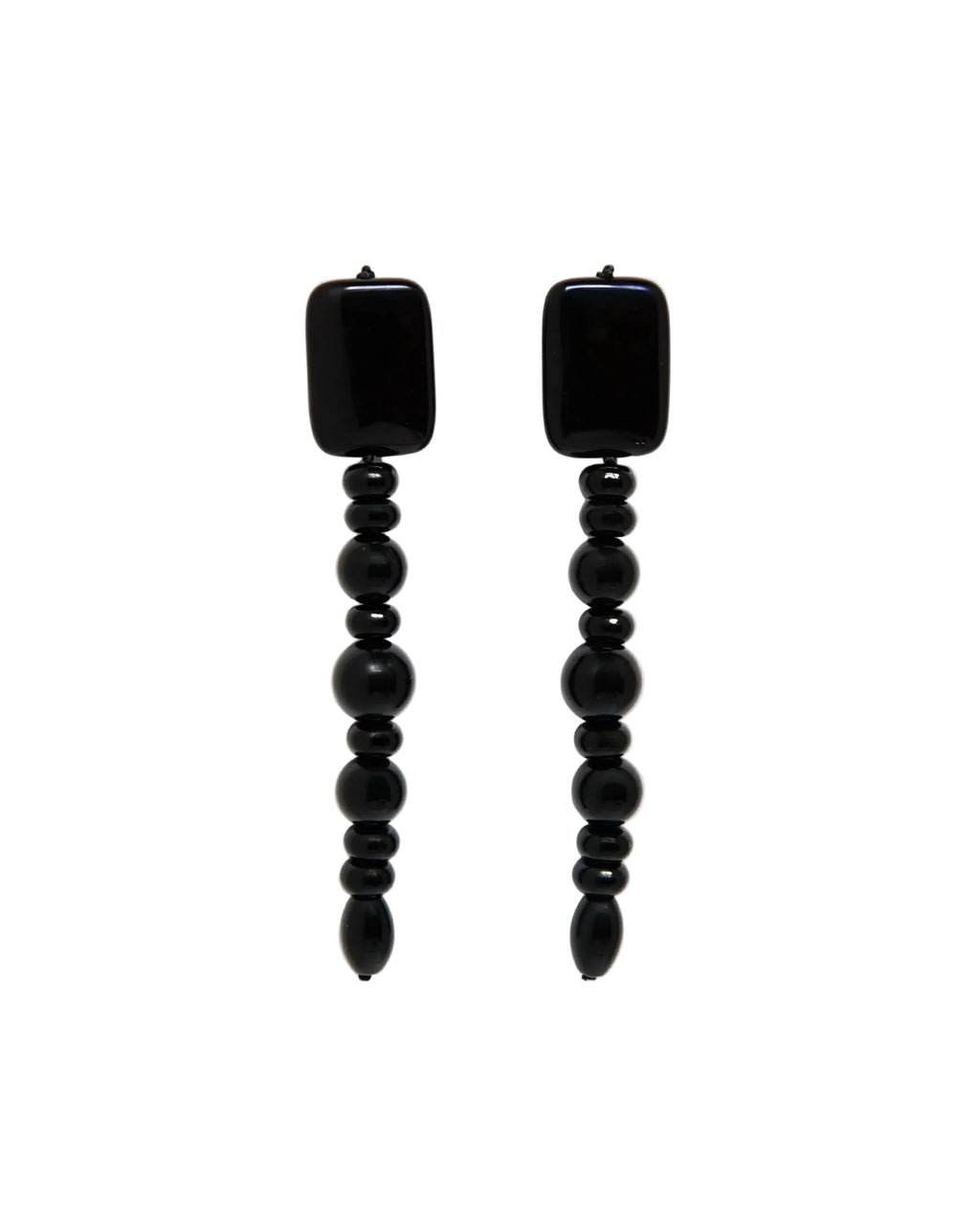 Noir Cascade Earrings