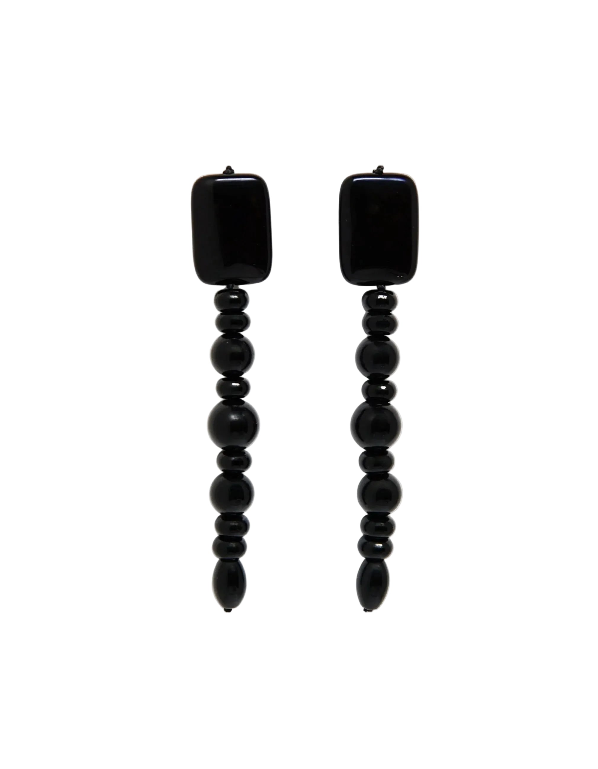Noir Cascade Earrings