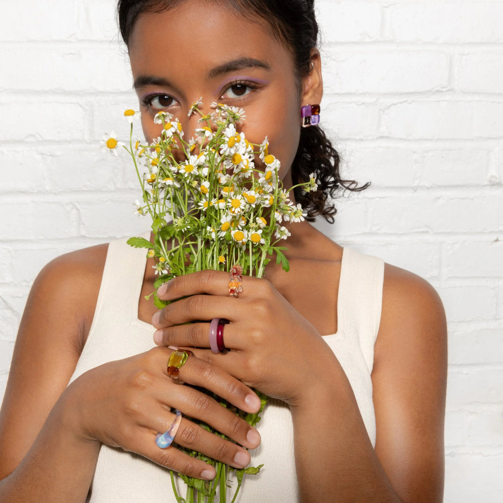 Glass Ring by KEANE - At Present Jewelry