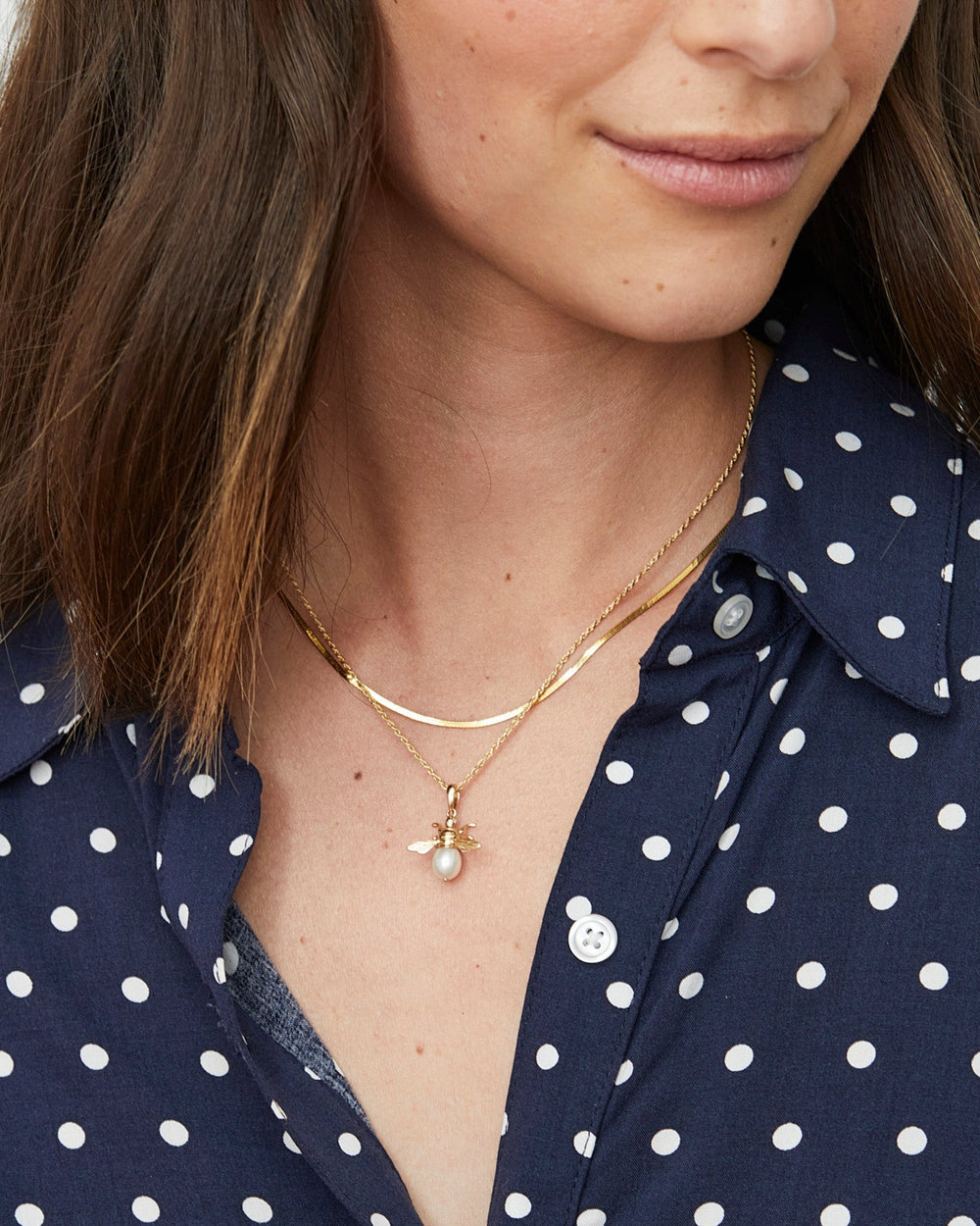 Madame Bumblebee Pendant by Ariel Gordon Jewelry - At Present Jewelry