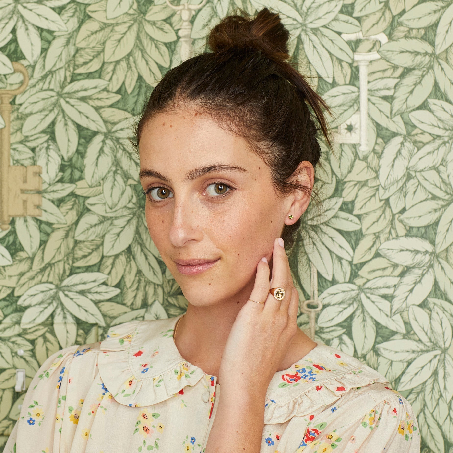 Petite Fern Asscher Studs by Ariel Gordon Jewelry - At Present Jewelry