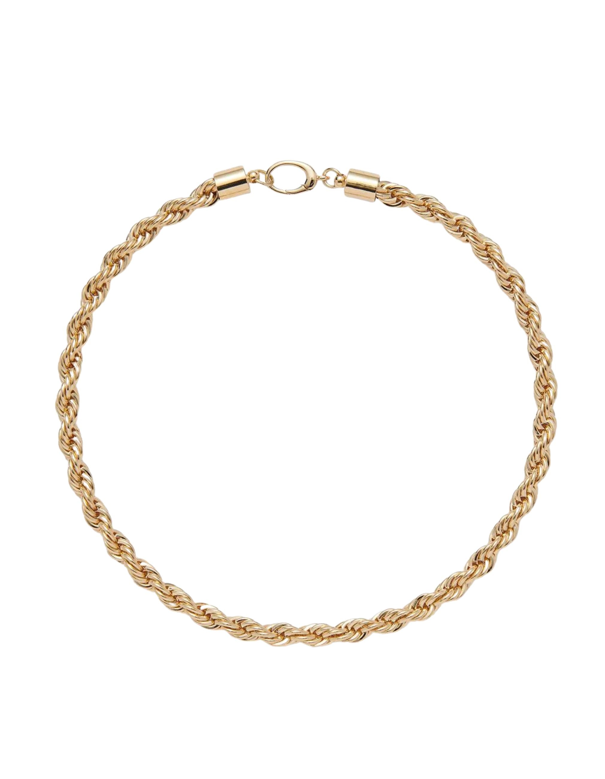 XL Rope Chain Necklace in Gold