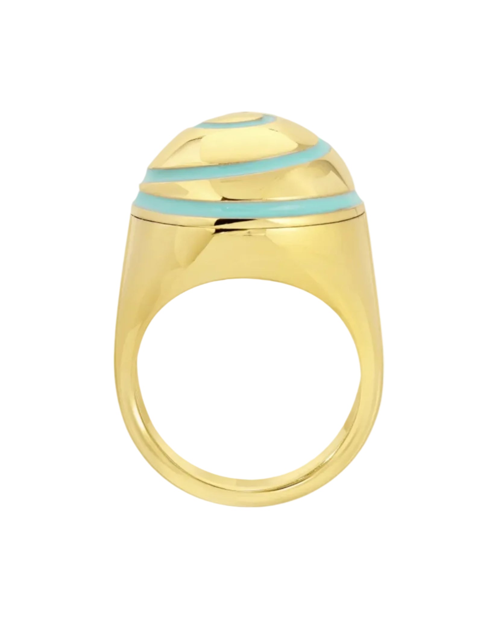 Swirl Pillbox Ring by Monbouquette - At Present Jewelry