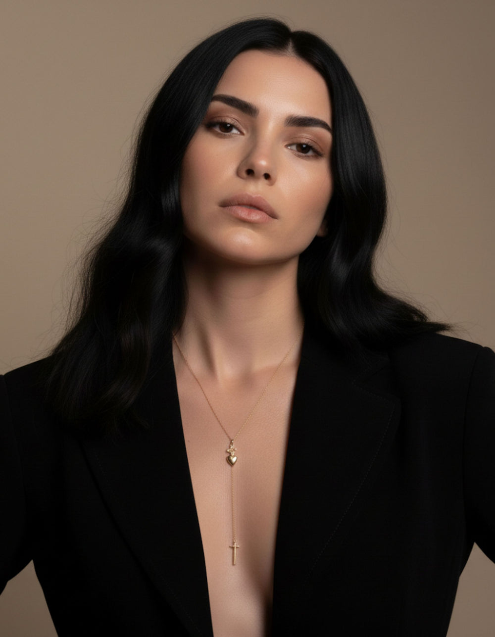 Sacred Heart Drop Pendant