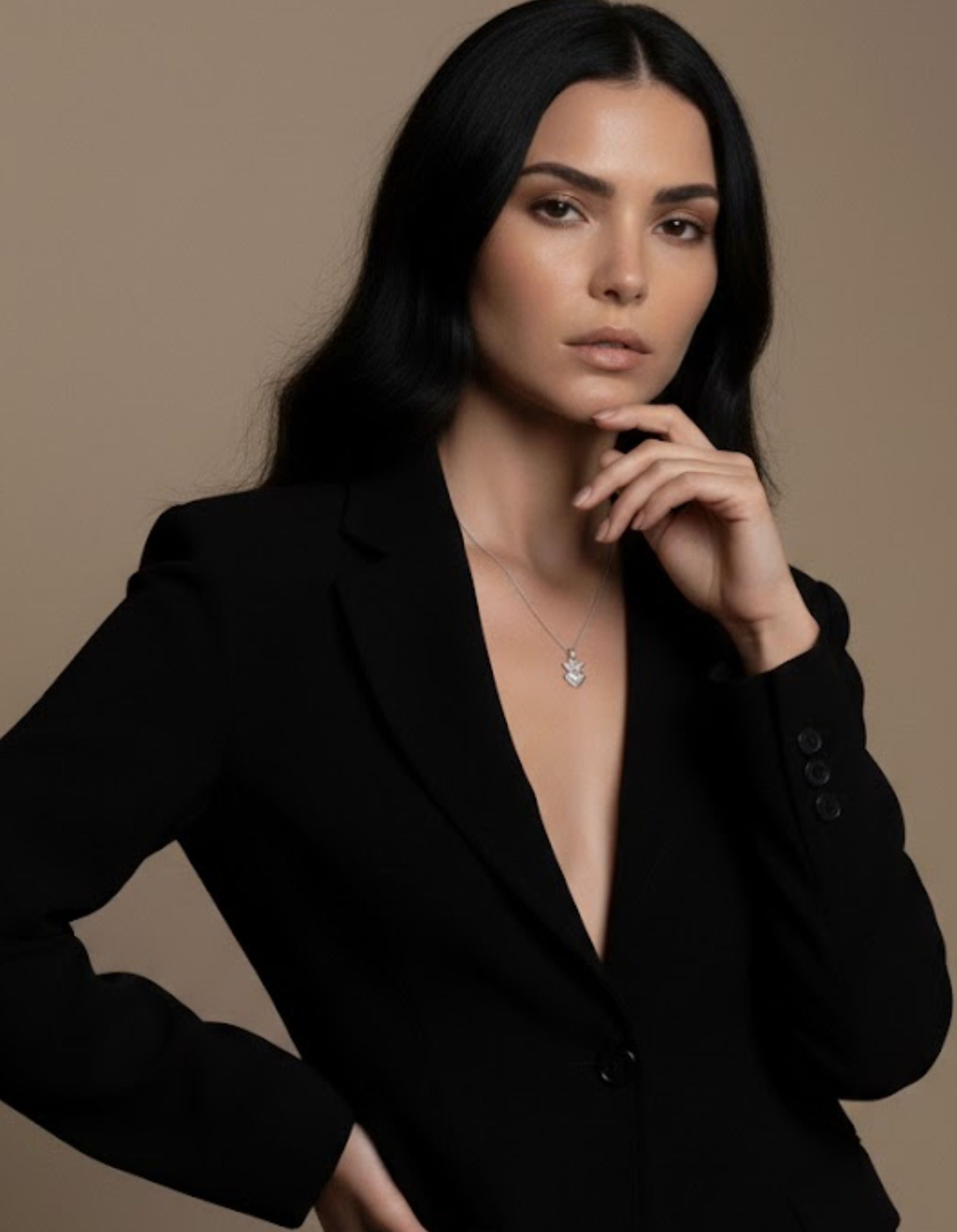 Sacred Heart Drop Pendant