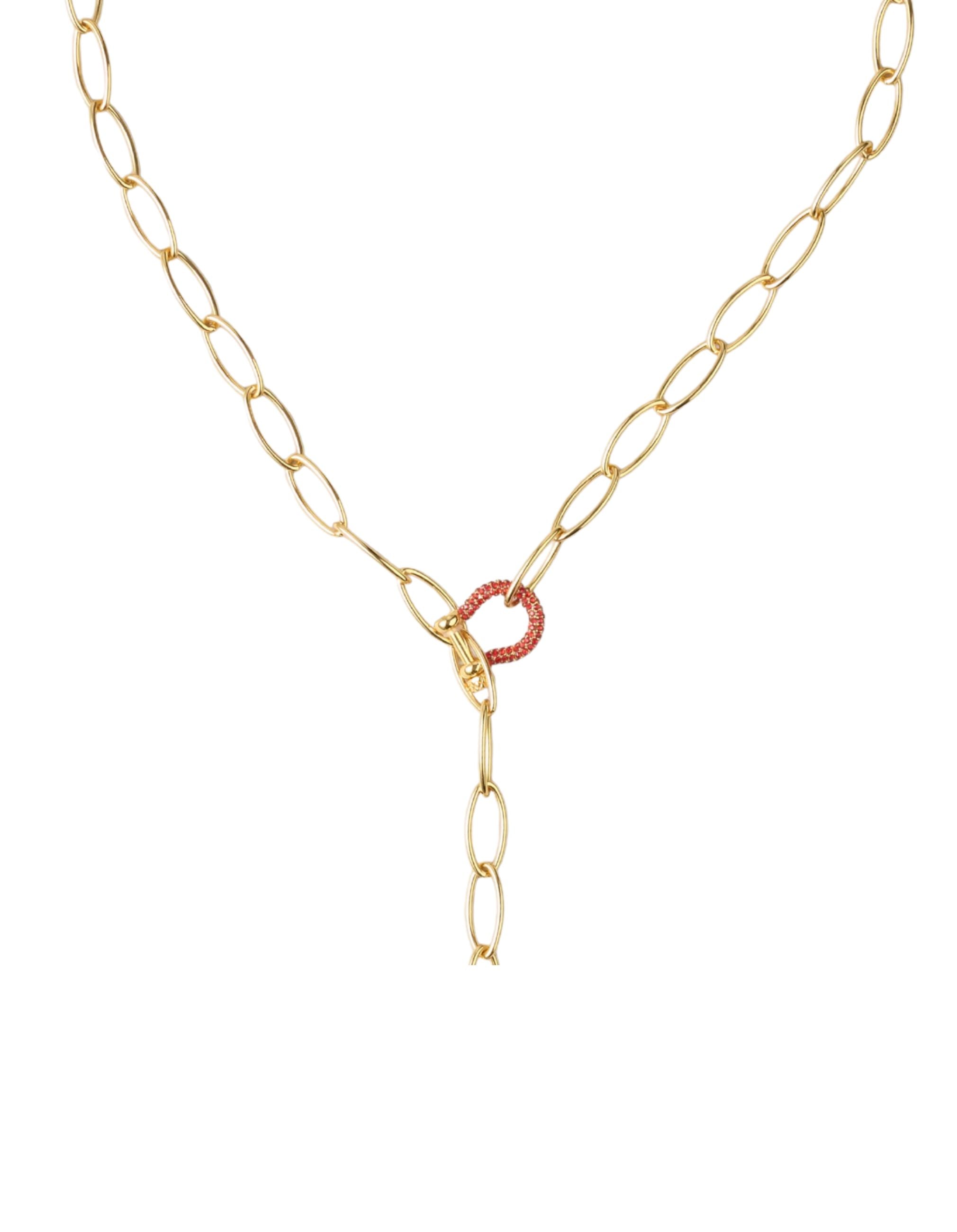 Teddy Chain with Mini Red