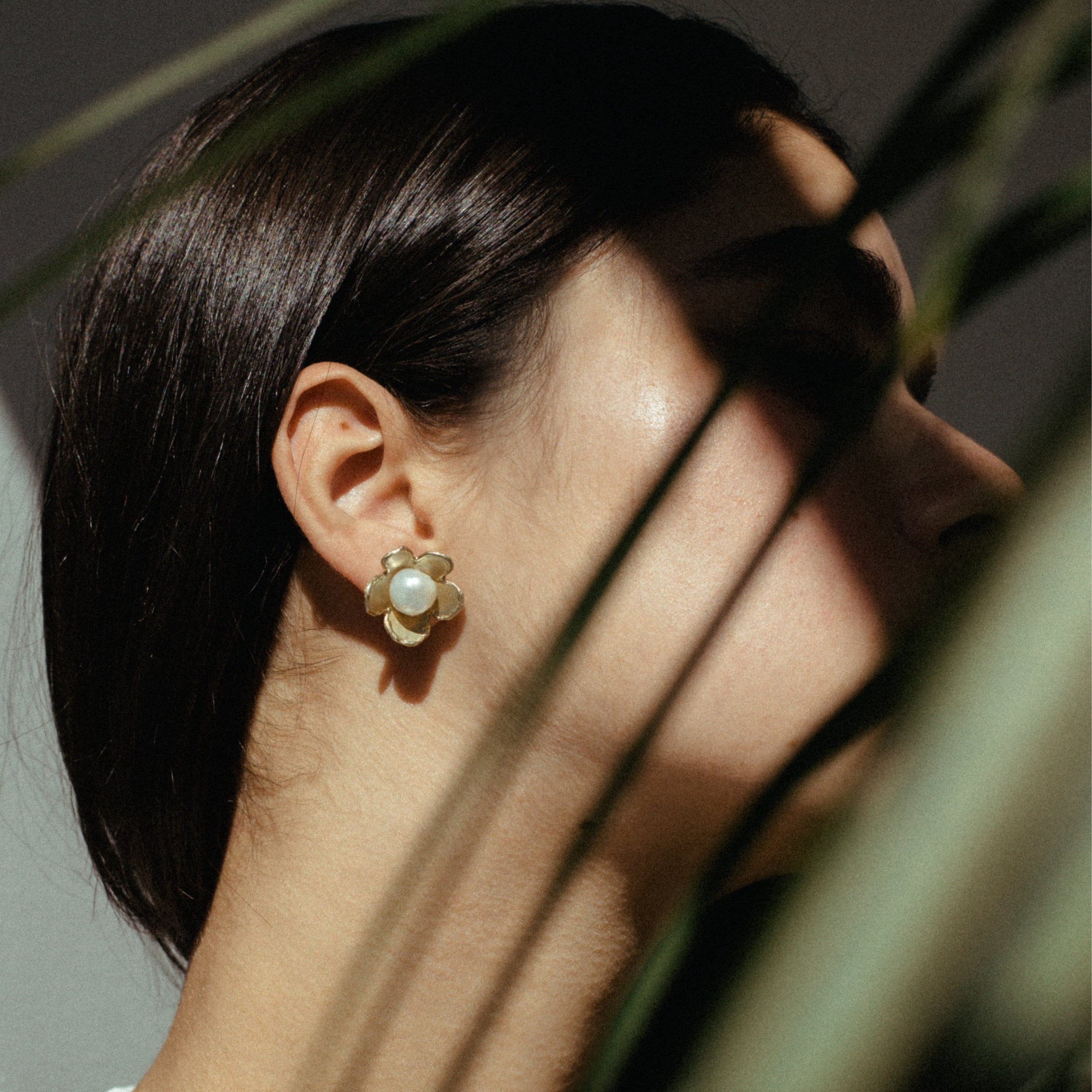 Pearl Studded Earrings by Anita Berisha - At Present Jewelry