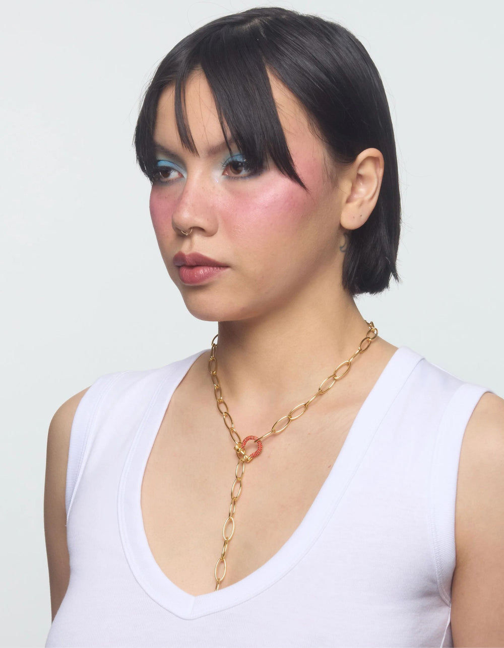 Teddy Chain with Mini Red