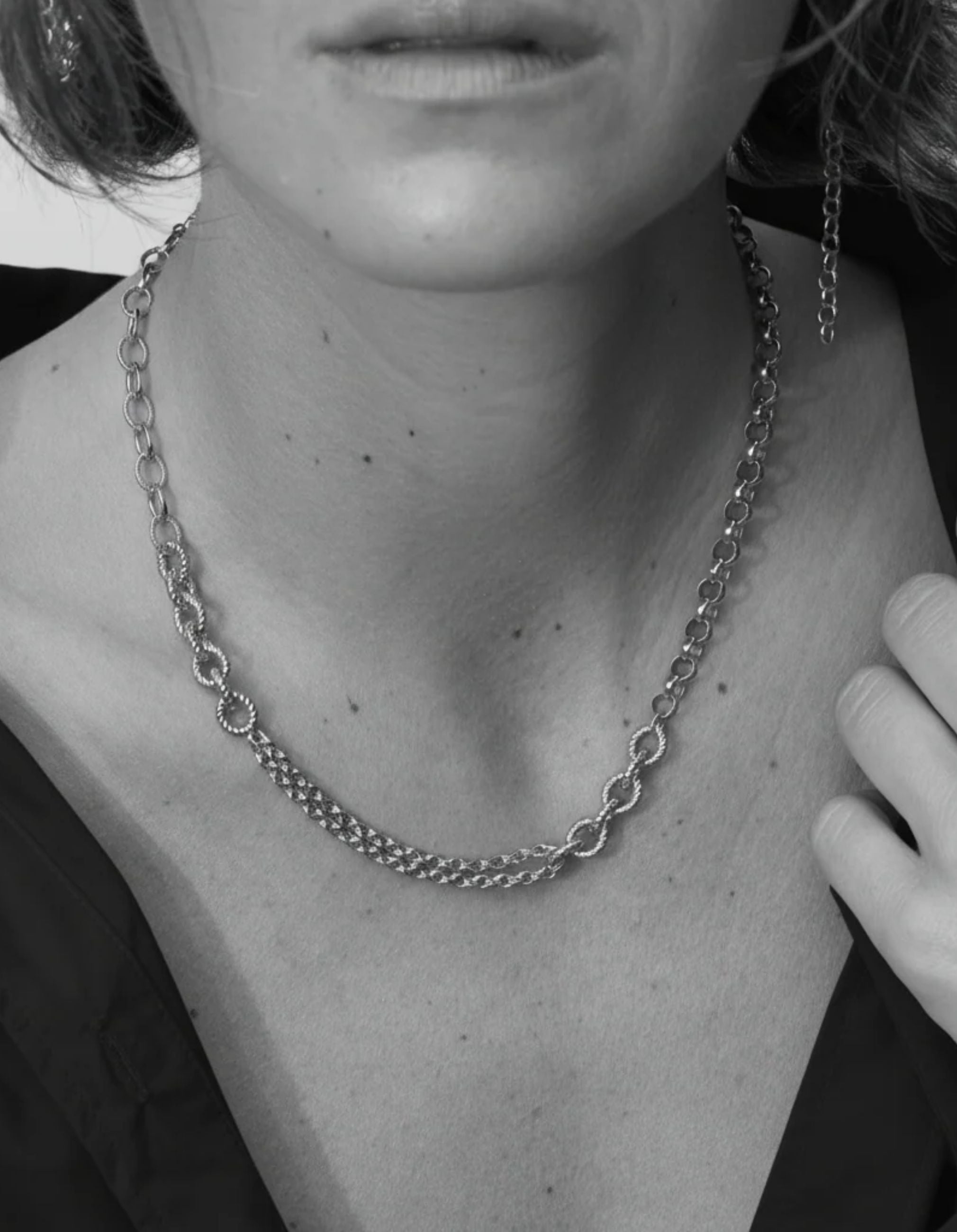 Patchwork Chain Necklace