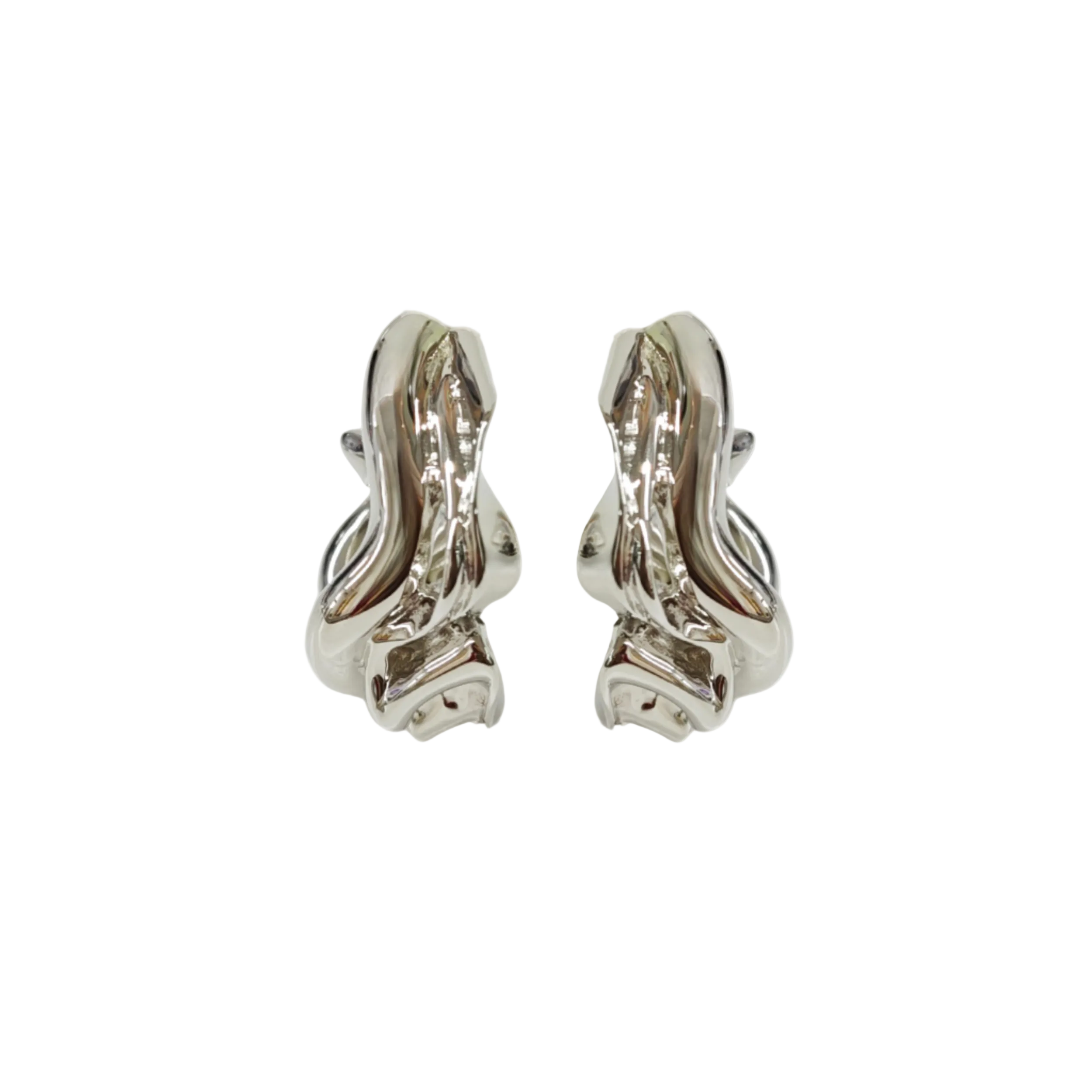 It's Calm After the Storm Earrings, Silver by Anita Berisha - At Present Jewelry