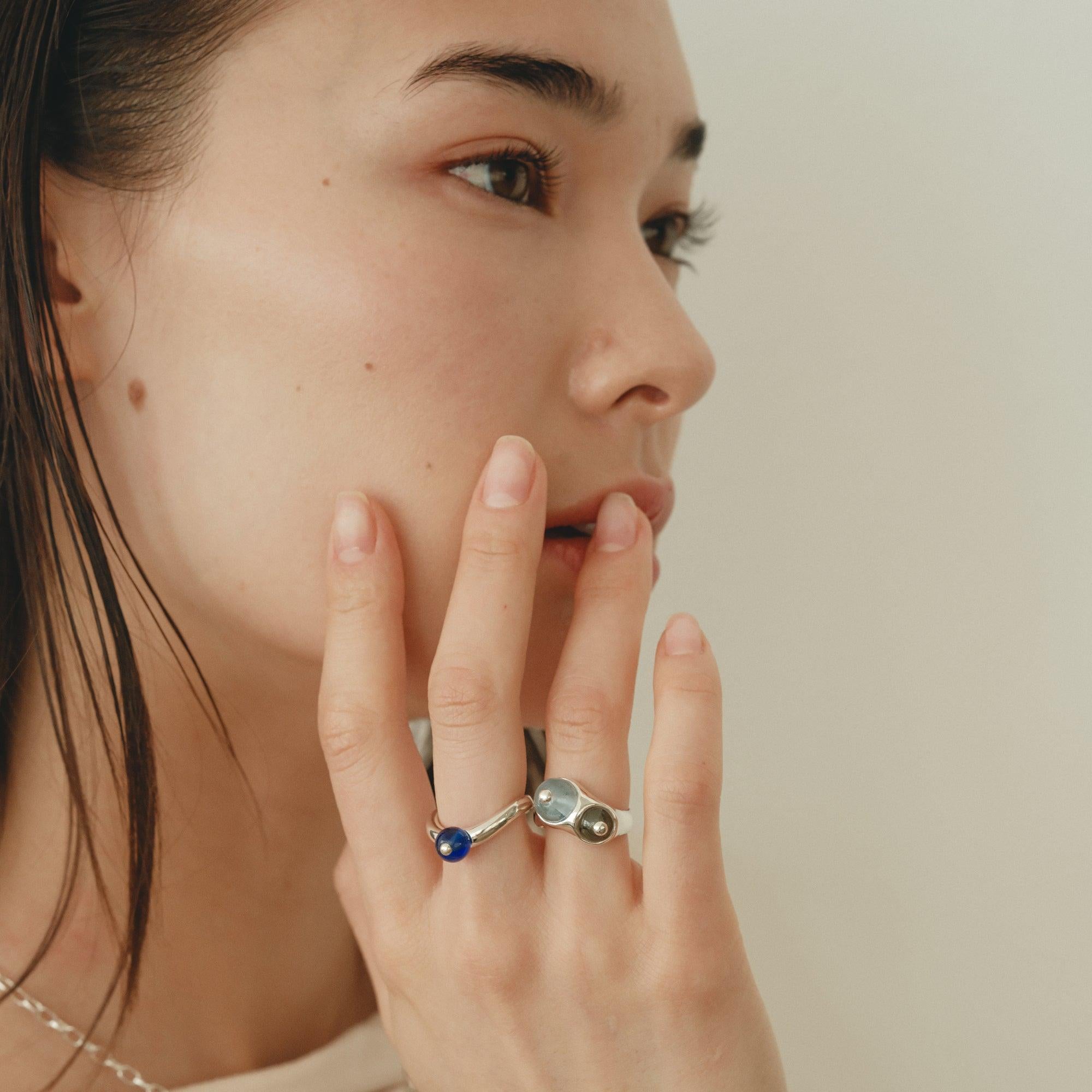 Pea Curve Ring | Large by CLED - At Present Jewelry