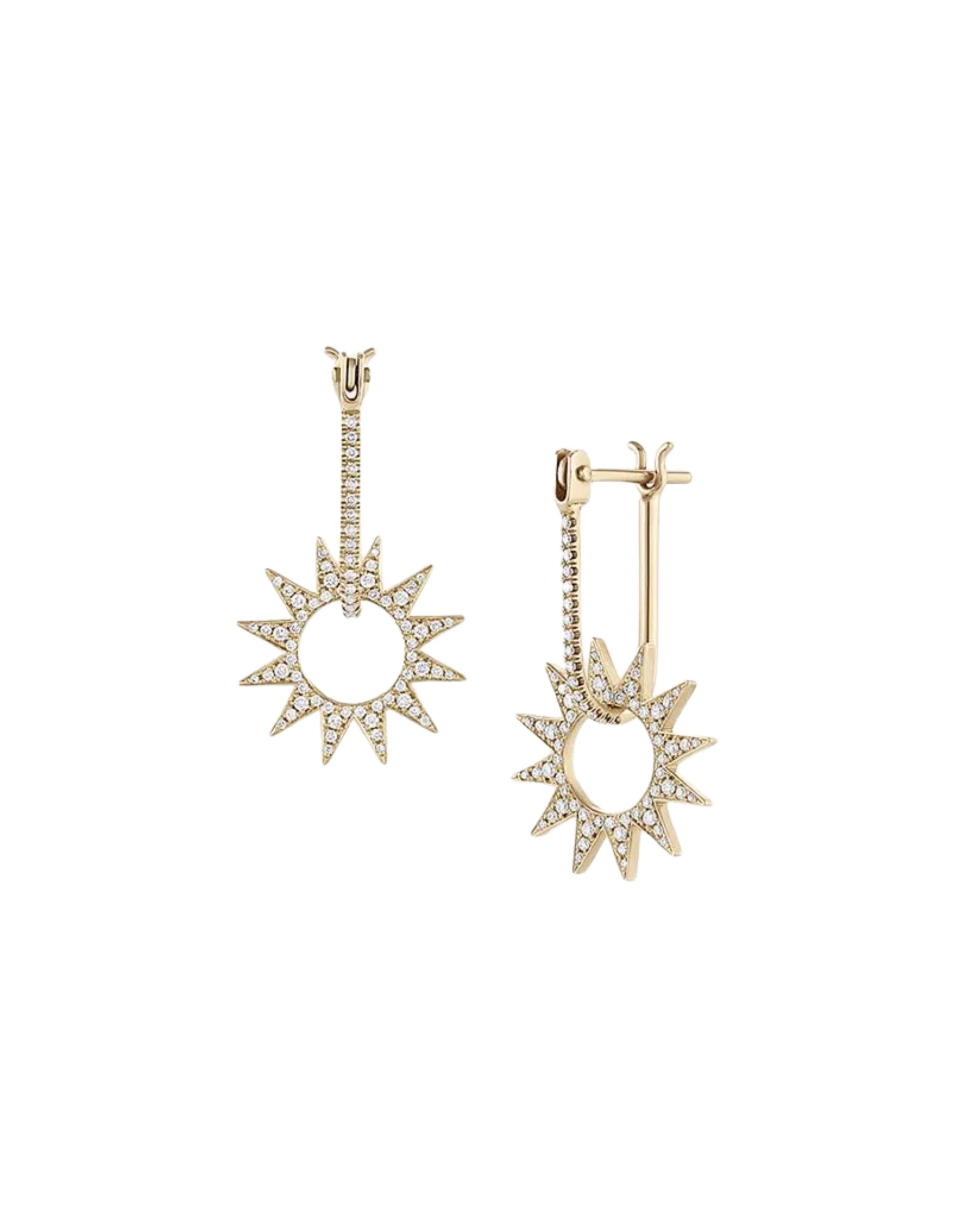Pavé Mini Spur Earring