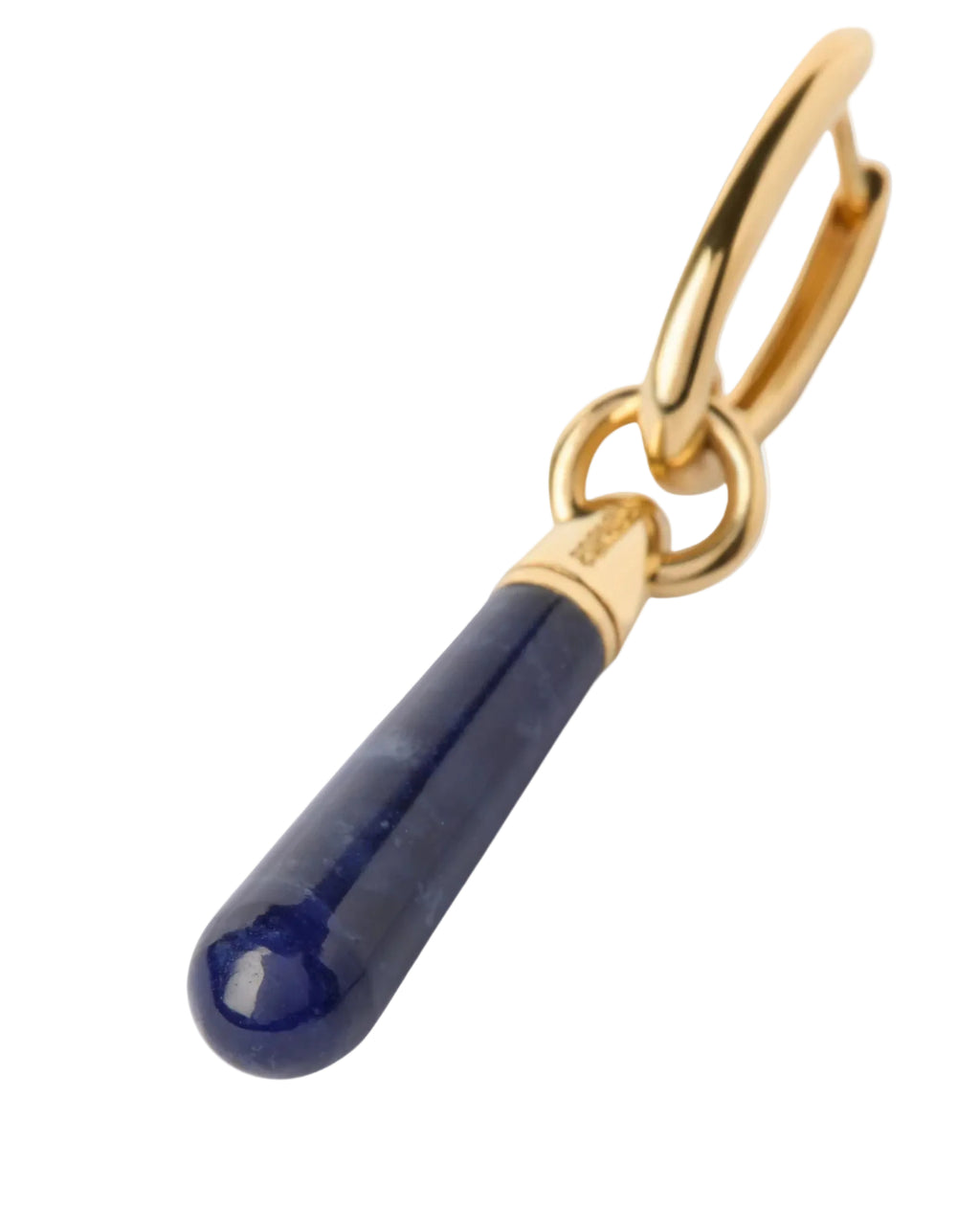 Sodalite Large Jupiter Single Hoop by PDPaola - At Present Jewelry