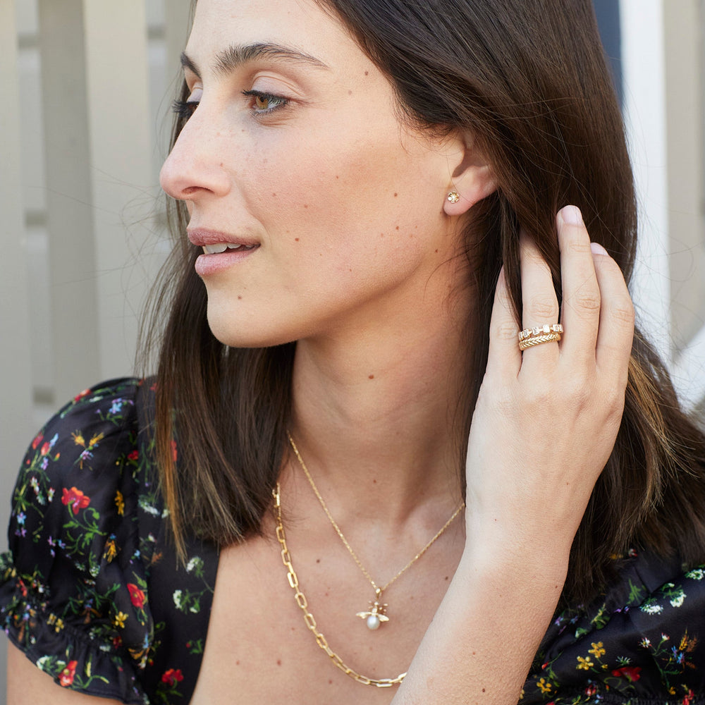 In Bloom Birthstone Studs by Ariel Gordon Jewelry - At Present Jewelry