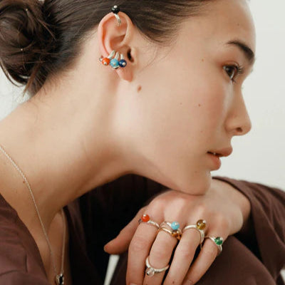 Pea Curve Ring | Small by CLED - At Present Jewelry