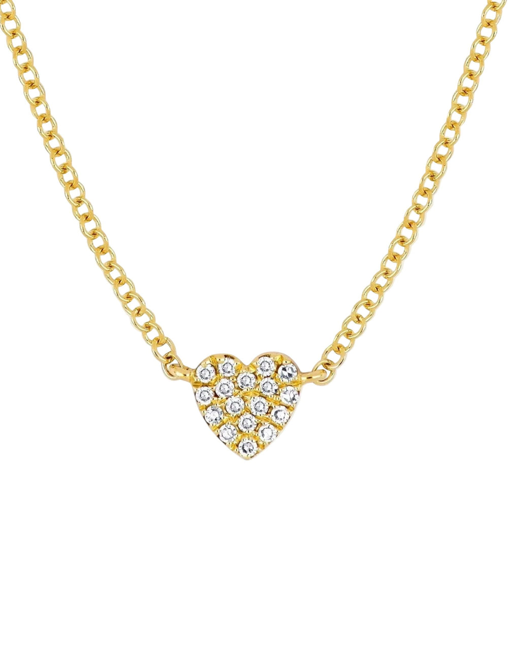 Baby Diamond Heart Necklace