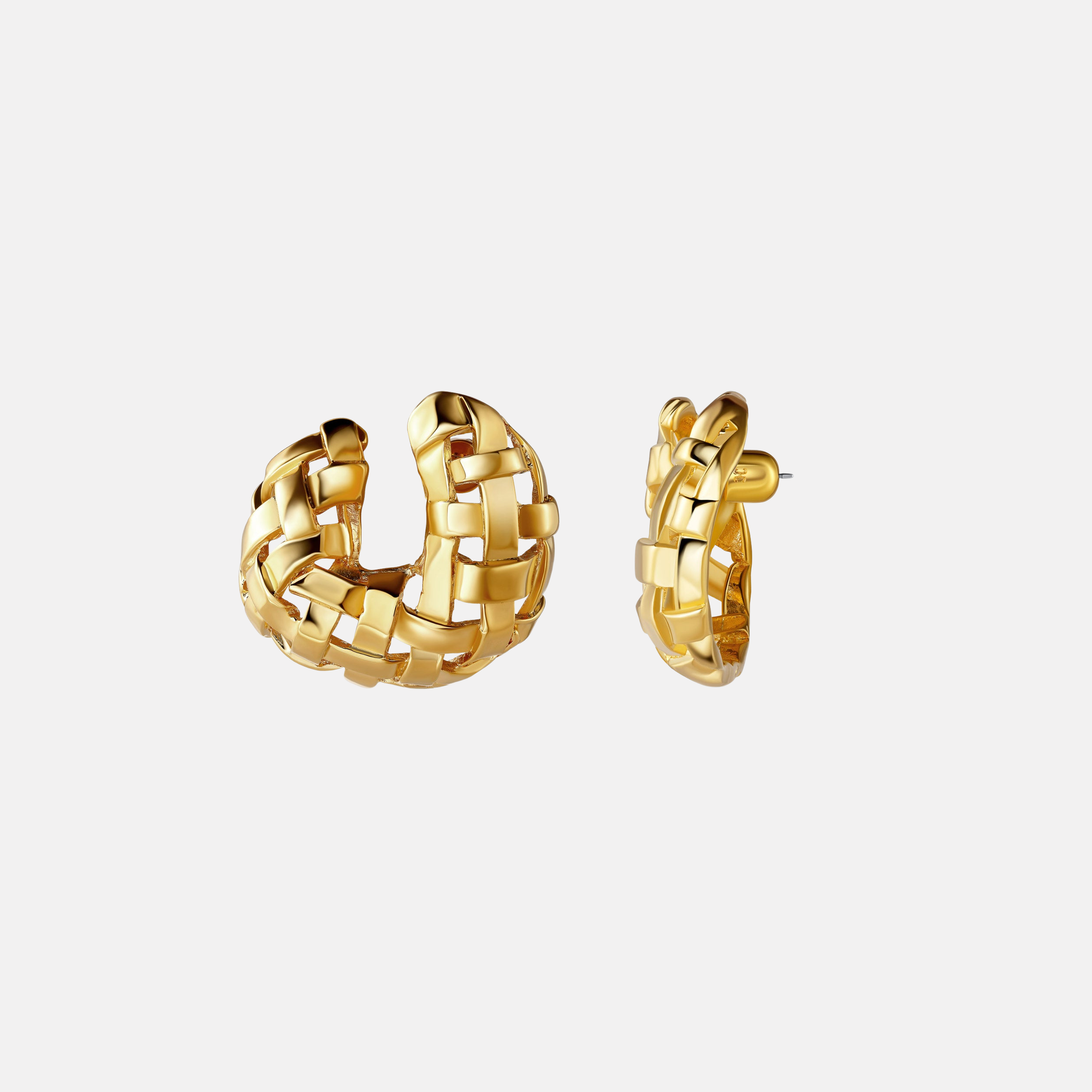 Woven C Earring by Christina Caruso - At Present Jewelry