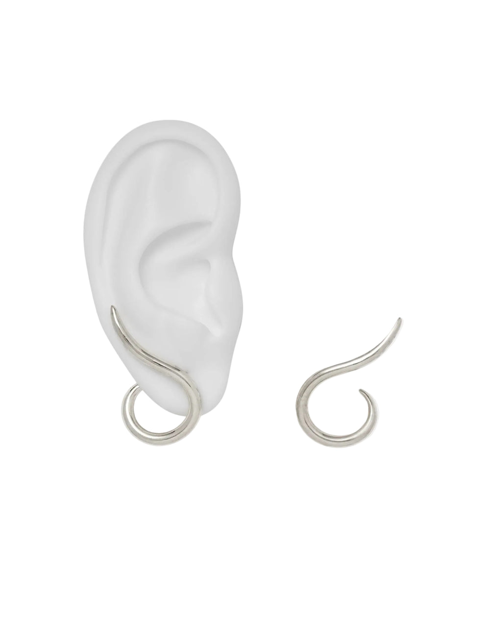 Spindle Earrings in Silver by Lady Grey - At Present Jewelry