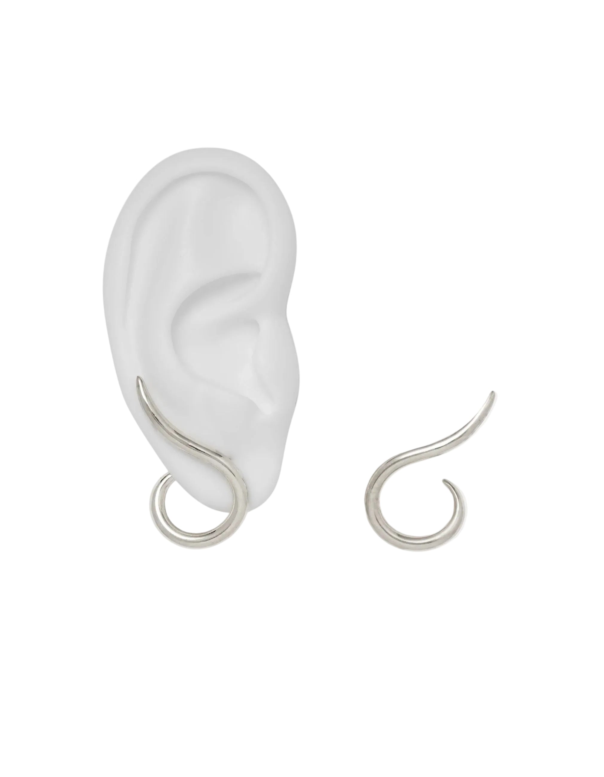 Spindle Earrings in Silver by Lady Grey - At Present Jewelry