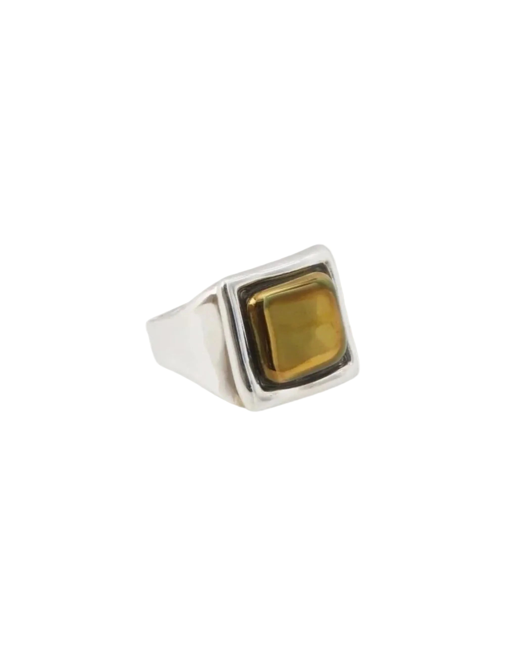 Square Cabochon Ring