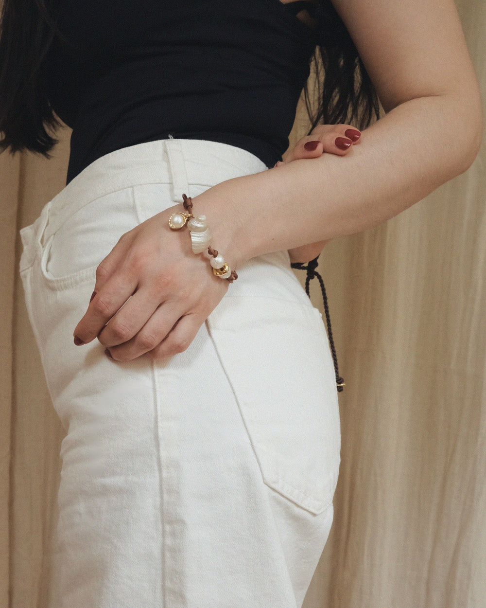 Of the Sea Bracelet & Anklet by Anita Berisha - At Present Jewelry