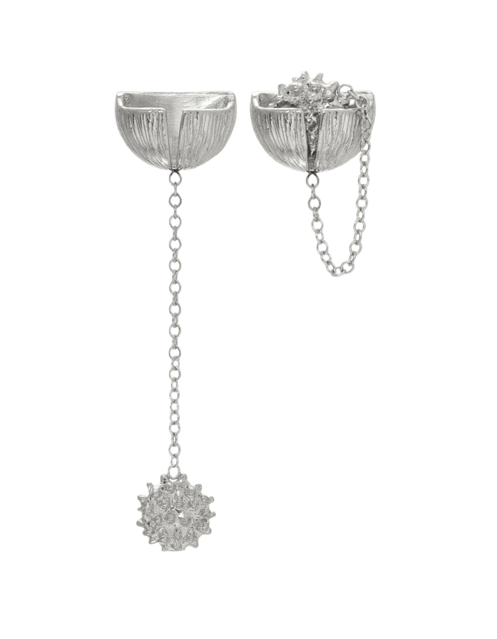 Spiky Pocket Stud Earrings