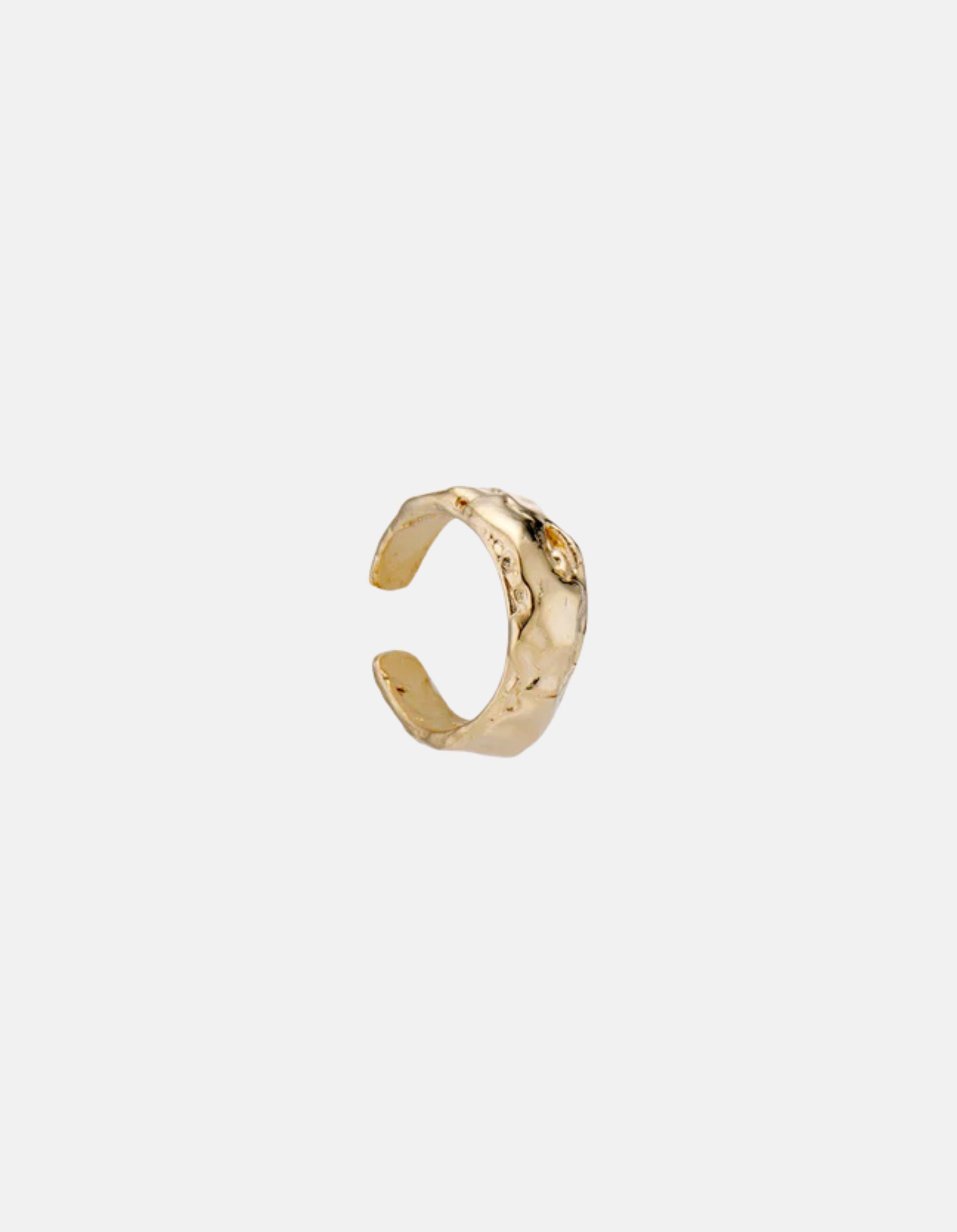Mira Gold Ear Cuff by Mandy Reid - At Present Jewelry