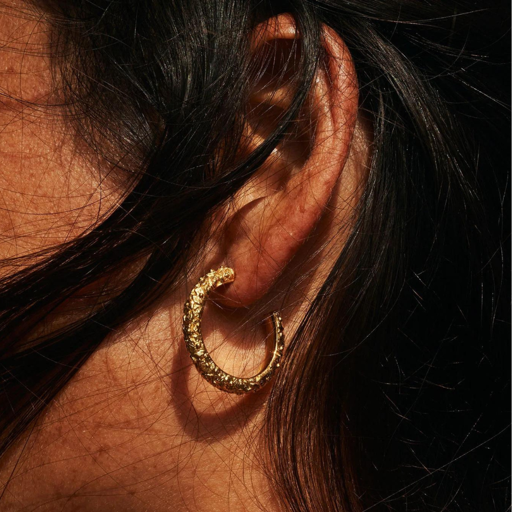 LP Hoops Medium by Carina Hardy - At Present Jewelry