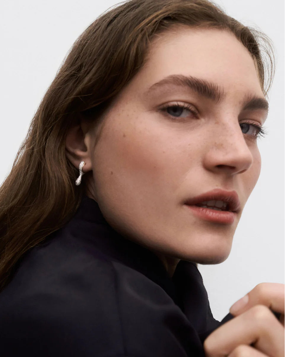 Pavé Ray Hoops by PDPaola - At Present Jewelry