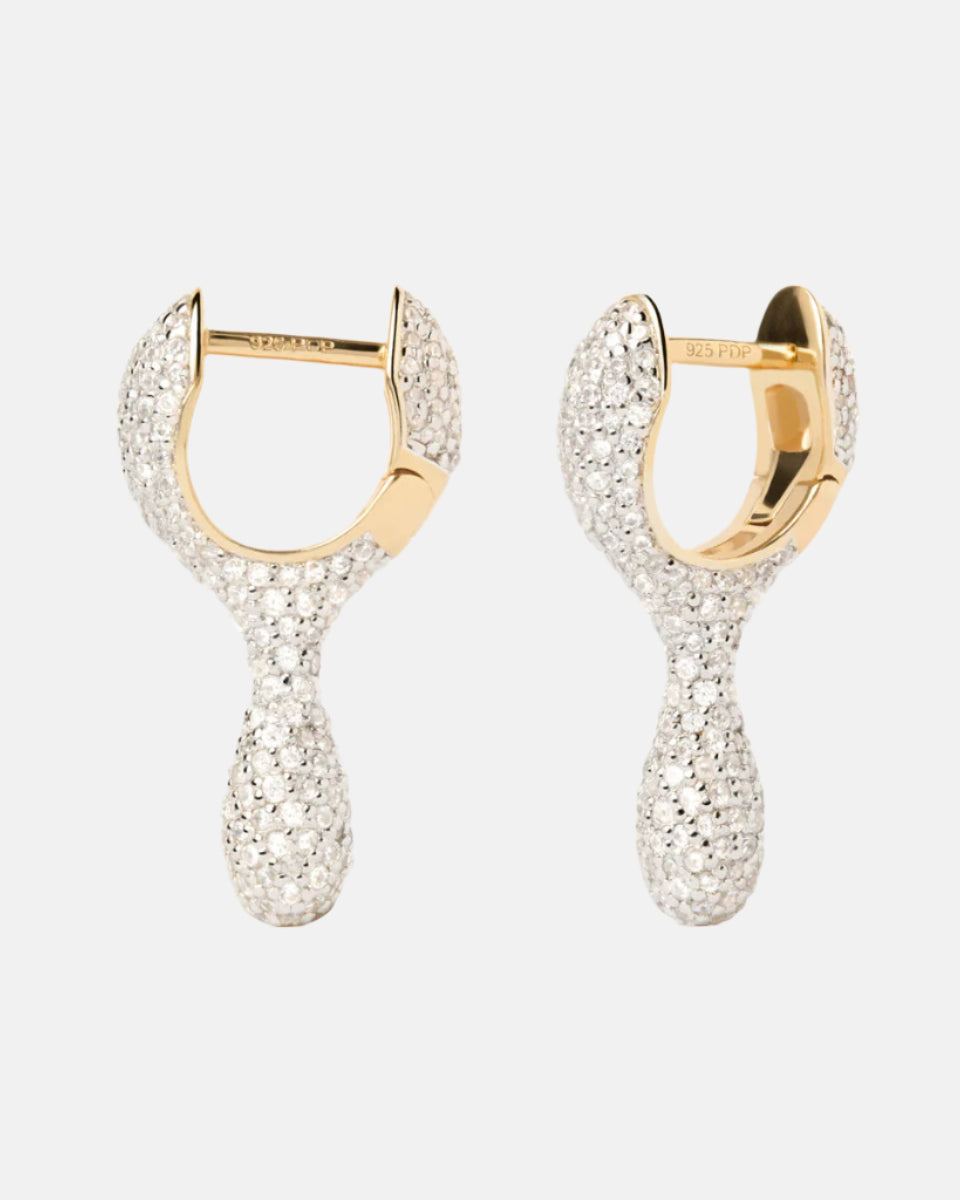 Pavé Ray Hoops by PDPaola - At Present Jewelry