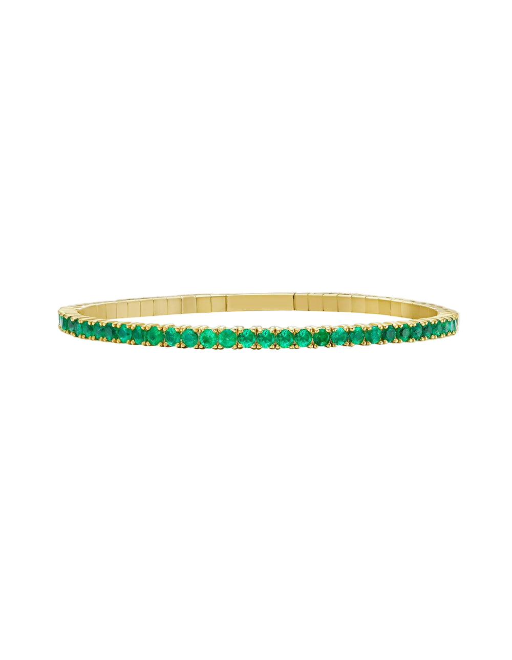 Gemstone Flexible Bangle by Lionheart - At Present Jewelry