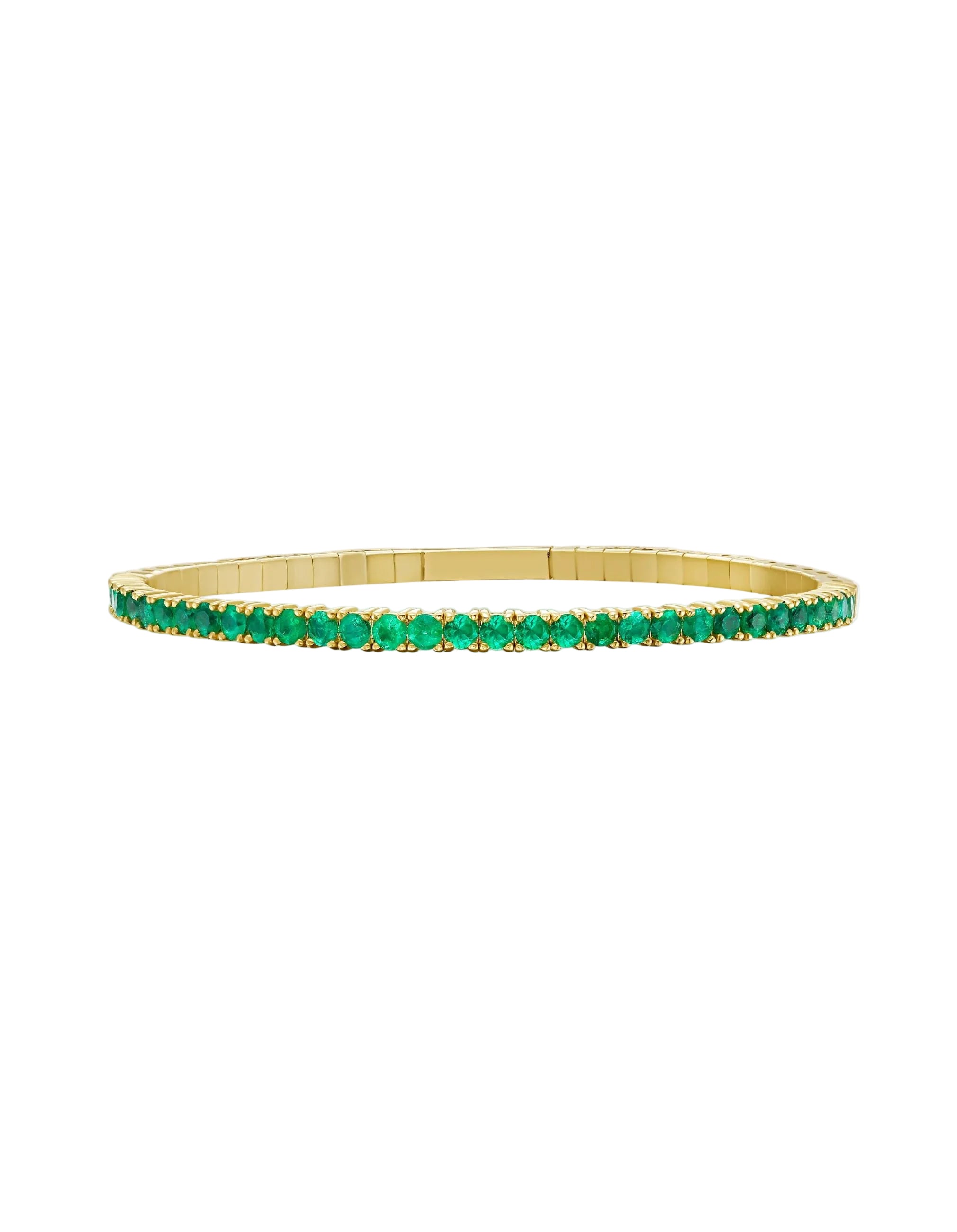Gemstone Flexible Bangle by Lionheart - At Present Jewelry