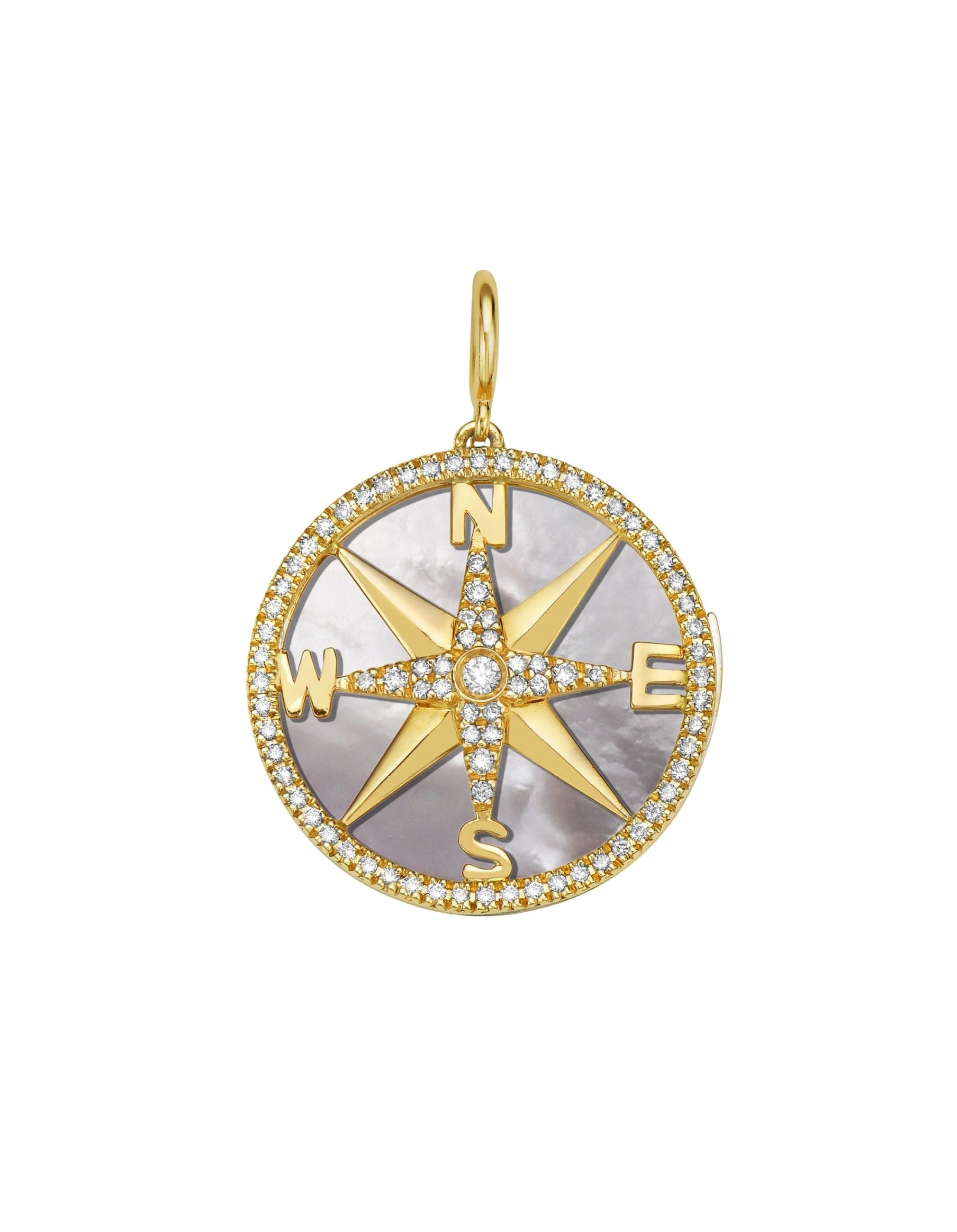 Seasons Compass Interchangeable Gemstone Charm