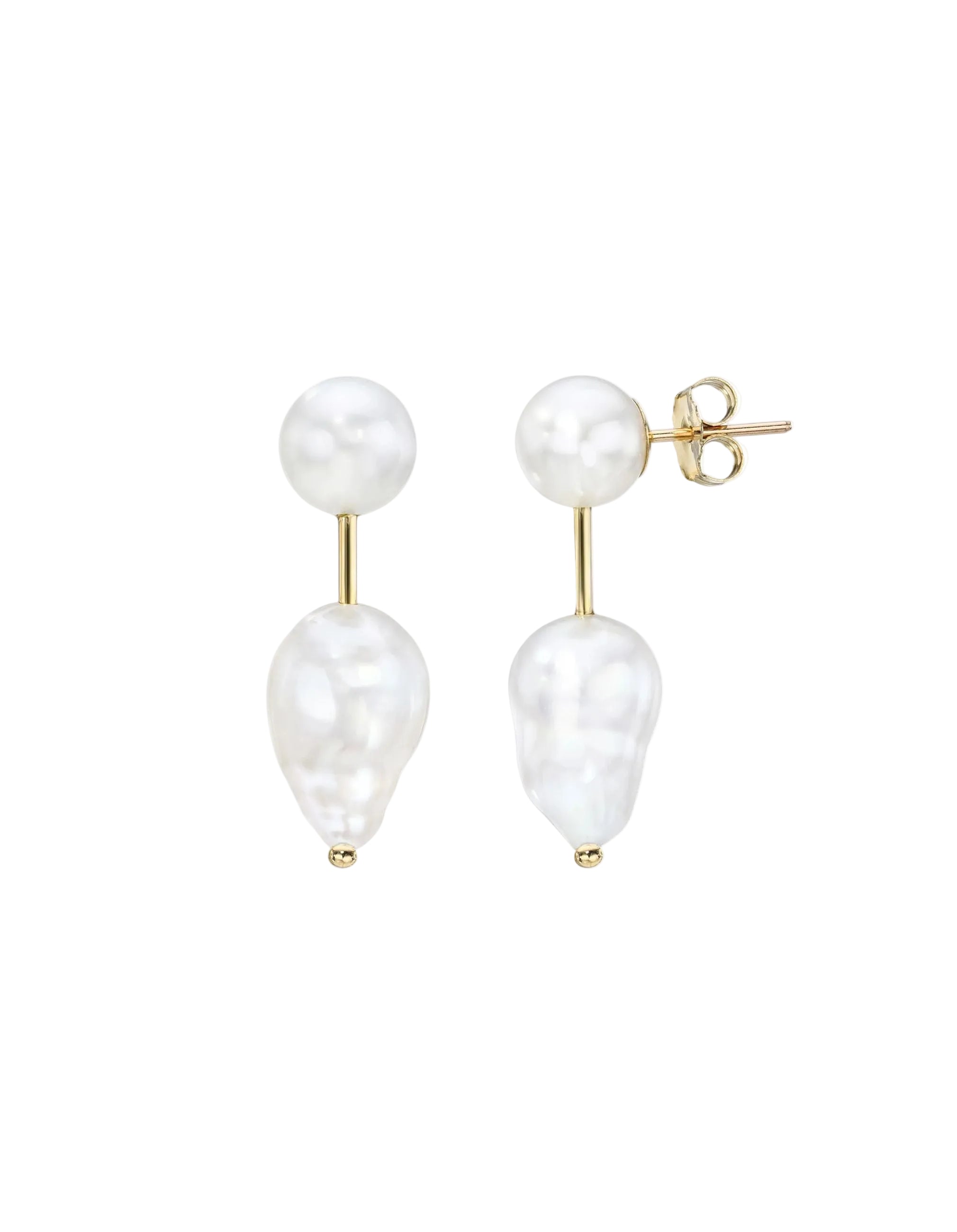 Mini Cloudbar Earrings by White/Space - At Present Jewelry