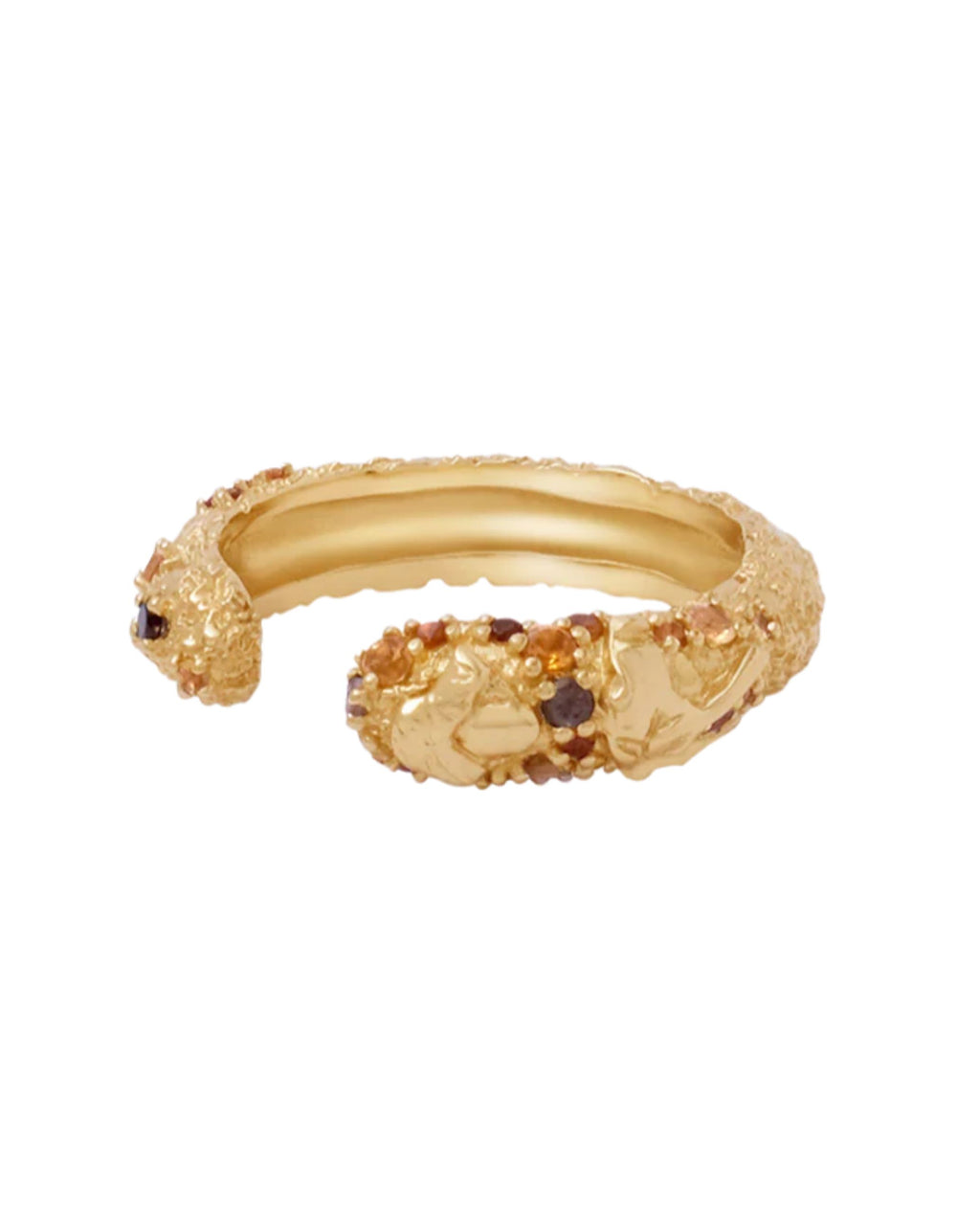 18k Pavé Open Ring