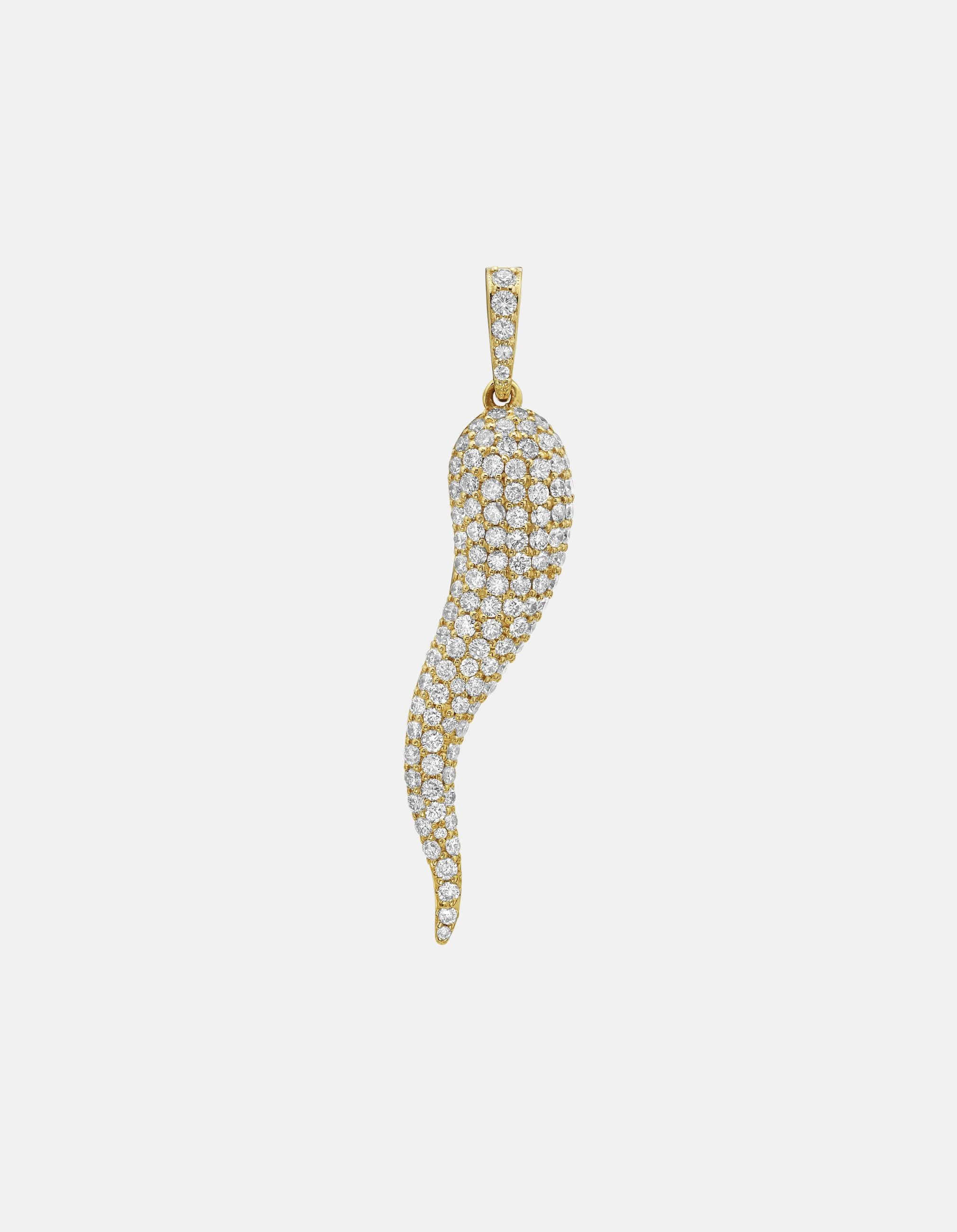 Diamond Cornicello Charm by Lionheart - At Present Jewelry