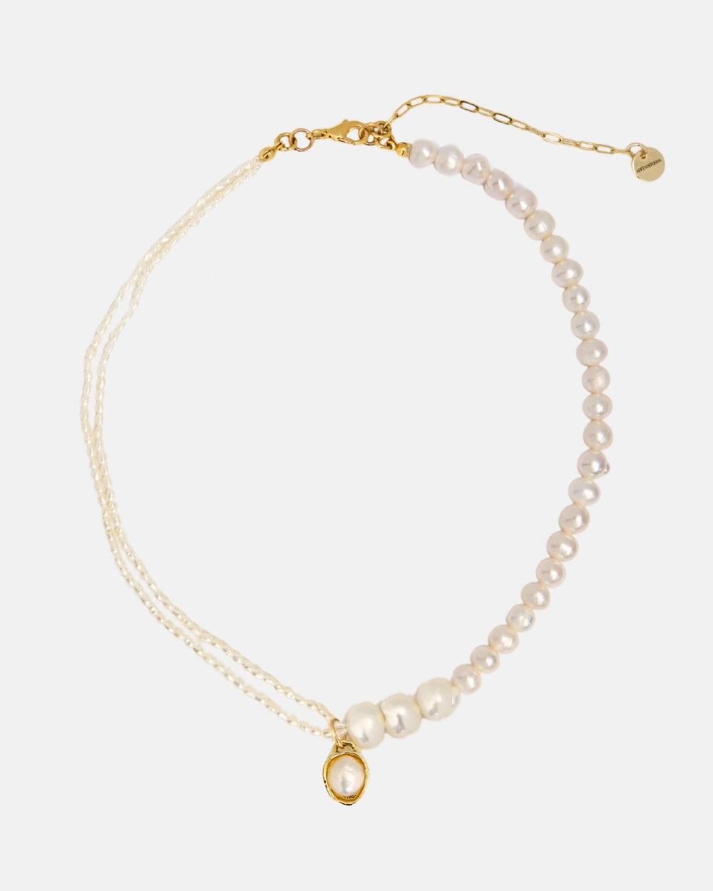 Petite Mix Pearl Collar by Anita Berisha - At Present Jewelry