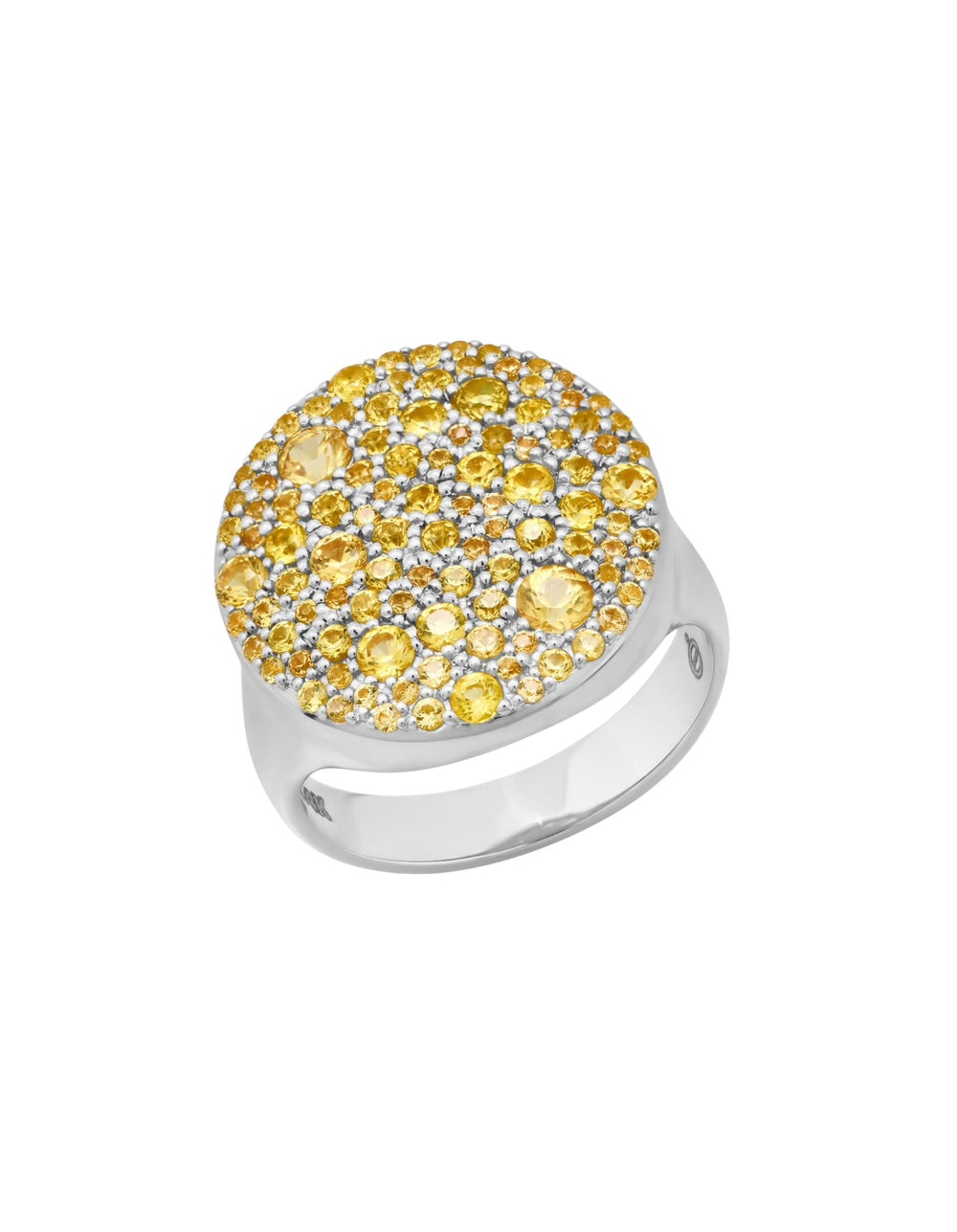 Yellow Sapphire Sunshine Ring