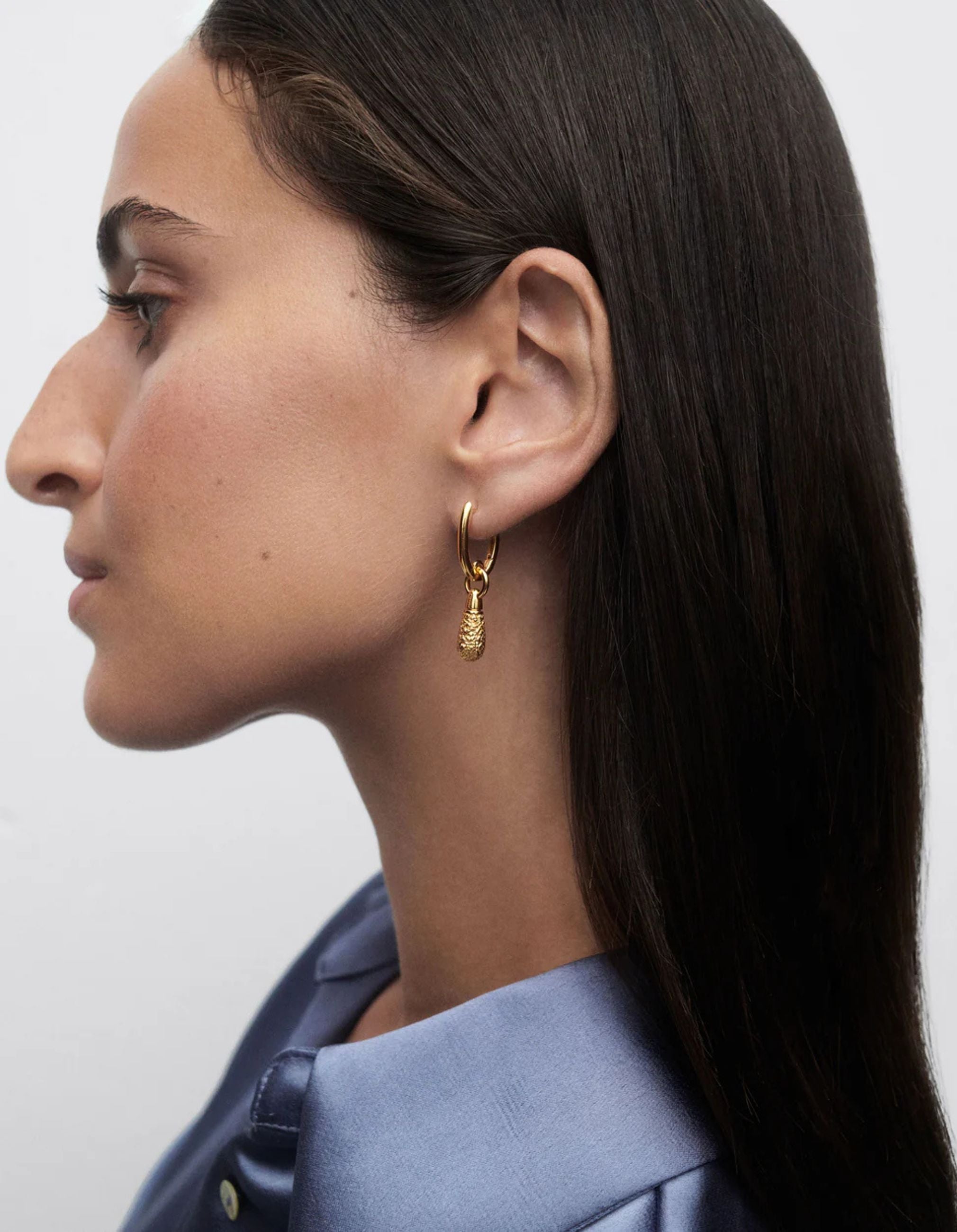 Popcorn Jupiter Single Hoop by PDPaola - At Present Jewelry