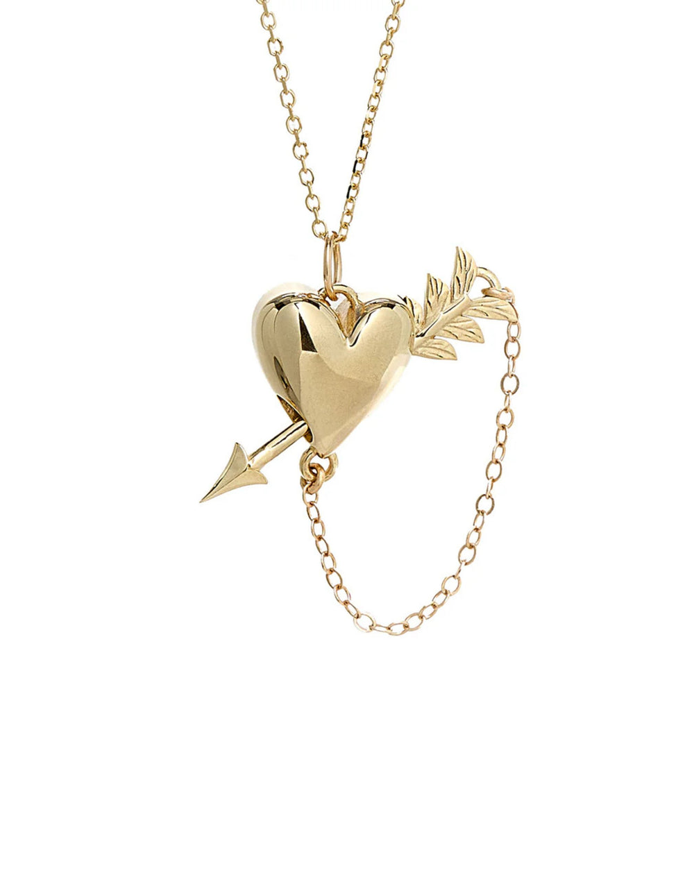 Heart Bound Pendant by Talon Jewelry - At Present Jewelry