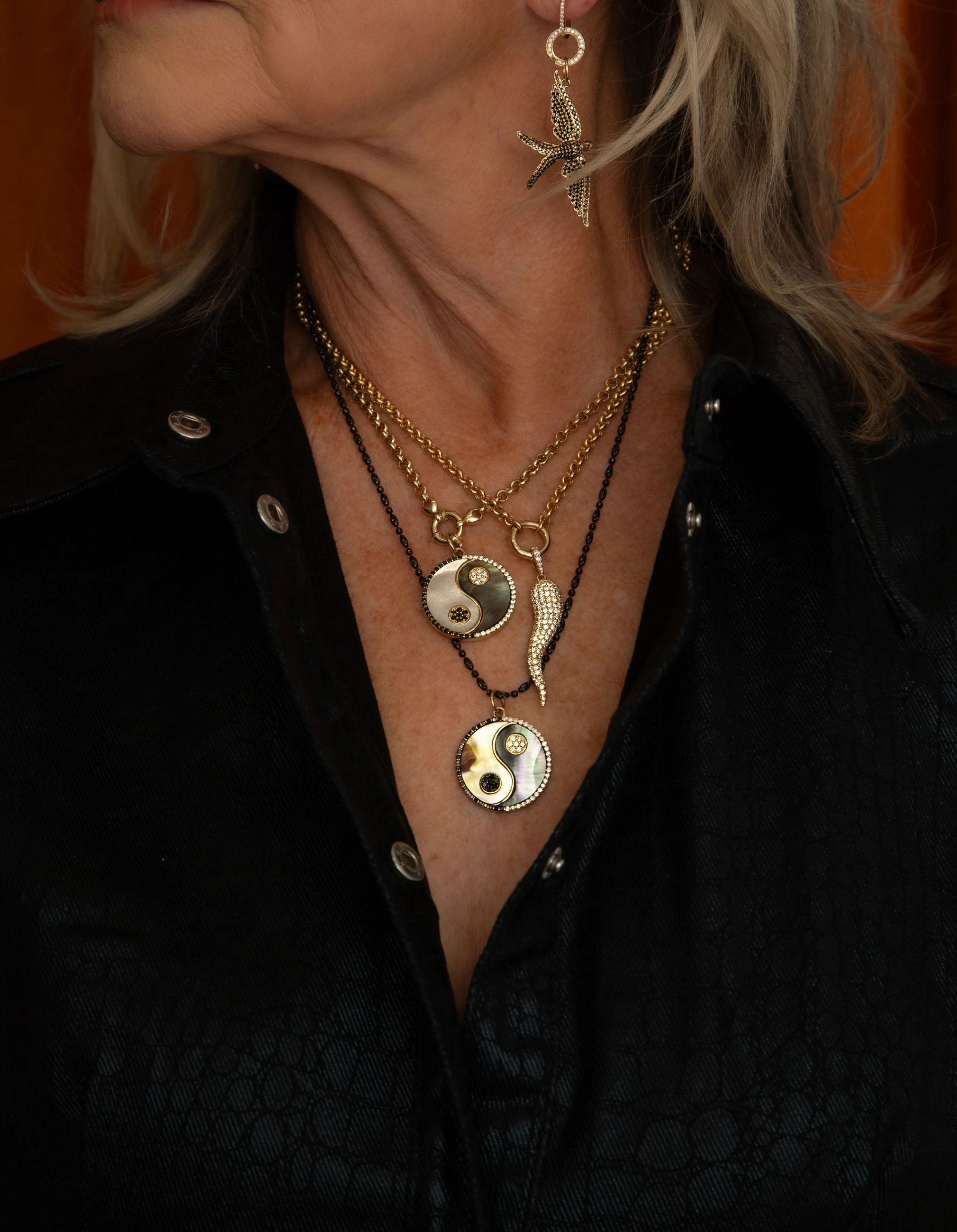 Diamond Cornicello Charm by Lionheart - At Present Jewelry