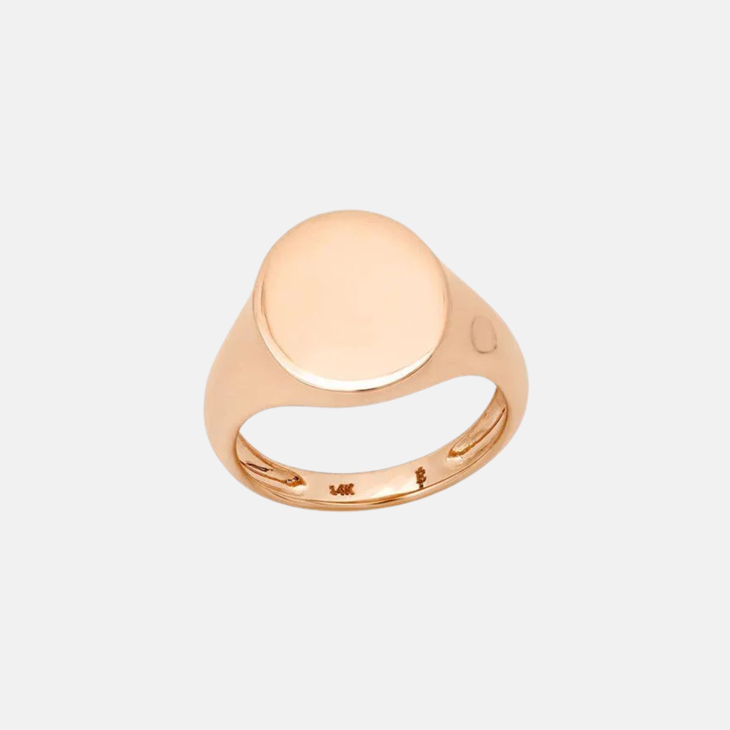 Gold Signet Pinky Ring by Eriness - At Present Jewelry