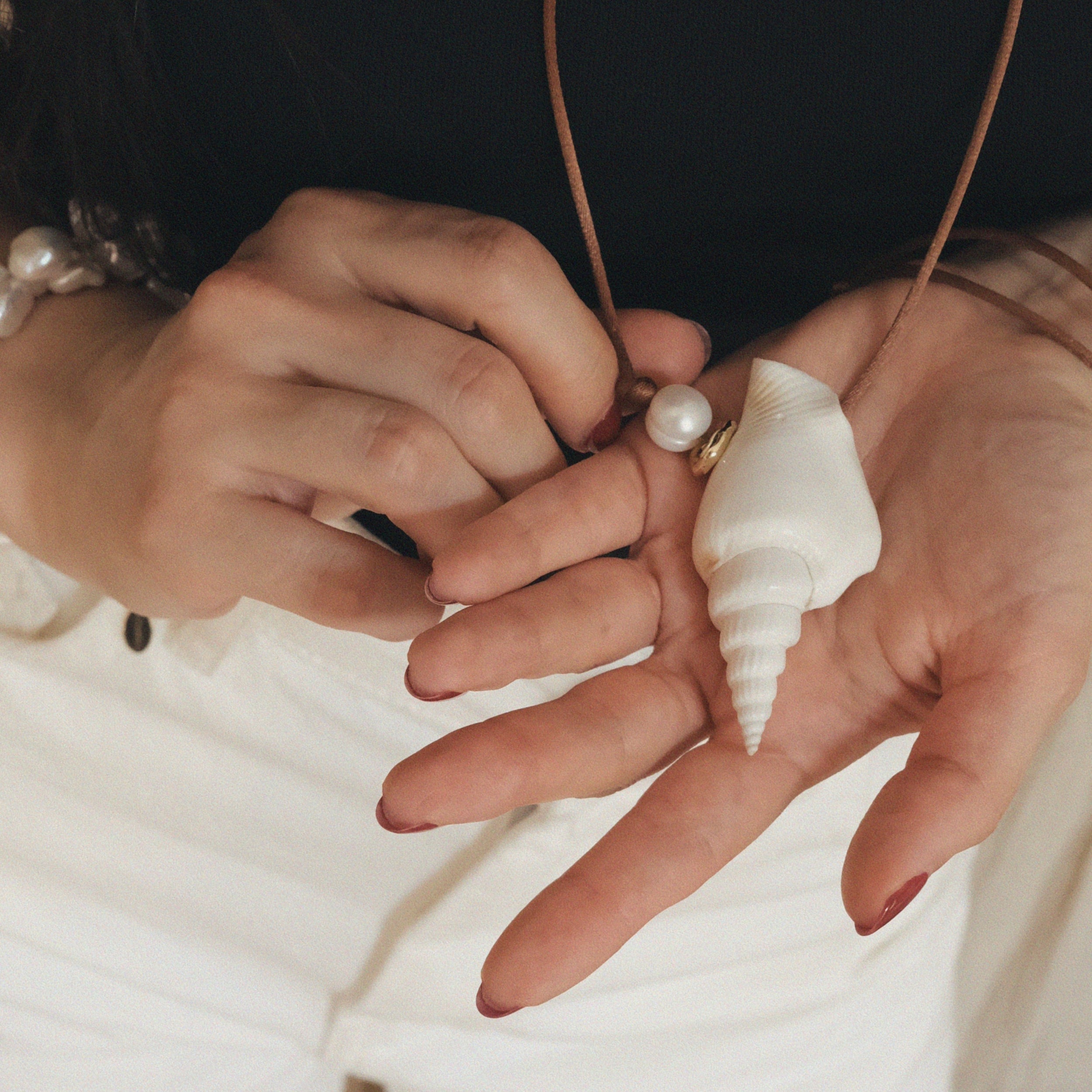 Eternity Shell Pendant by Anita Berisha - At Present Jewelry