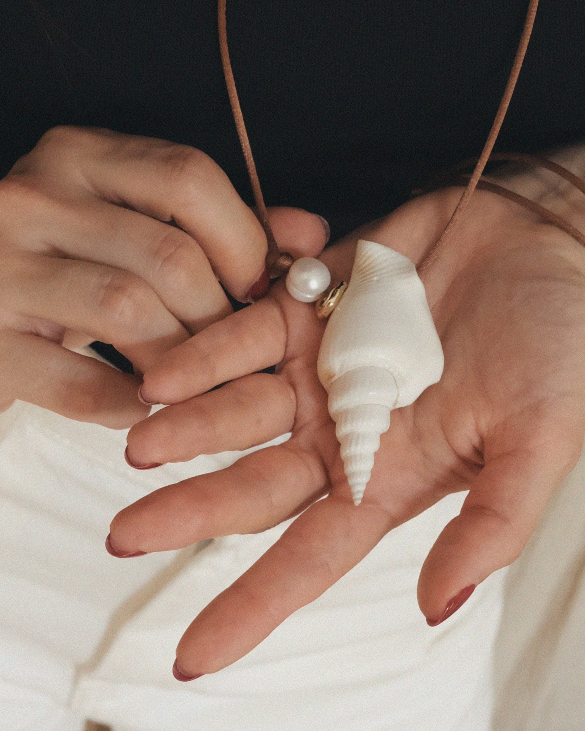 Eternity Shell Pendant by Anita Berisha - At Present Jewelry