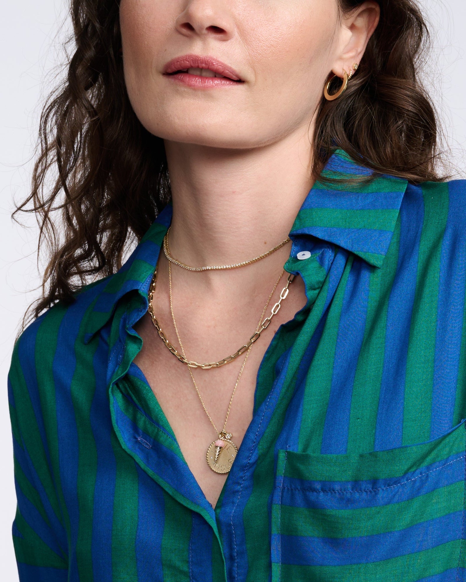 Gemstone Ice Cream Charm by Ariel Gordon Jewelry - At Present Jewelry