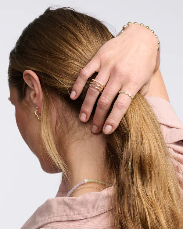 Diamond Hex Eternity Ring