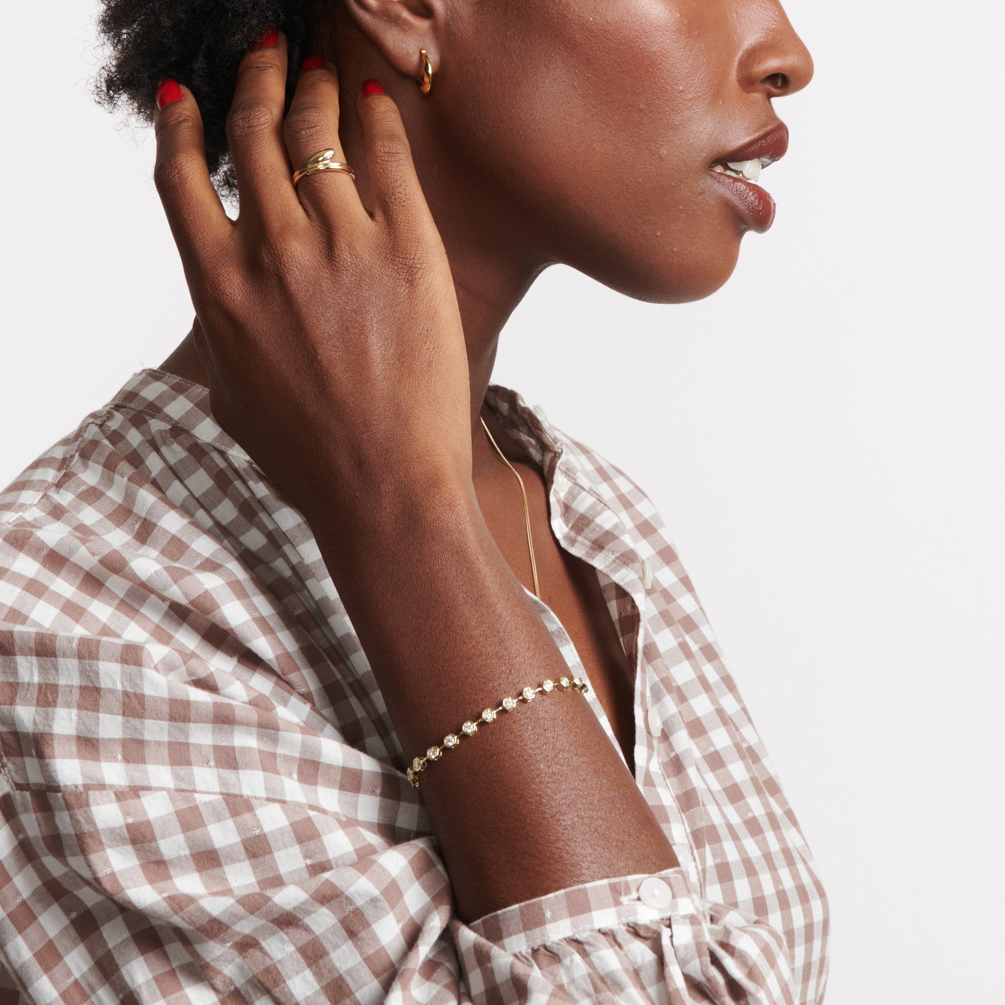 Diamond Hex Tennis Bracelet by Ariel Gordon Jewelry - At Present Jewelry