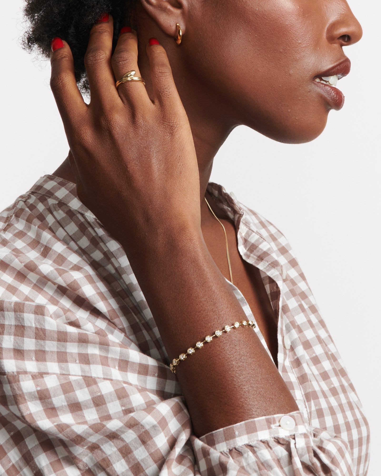 Diamond Hex Tennis Bracelet by Ariel Gordon Jewelry - At Present Jewelry