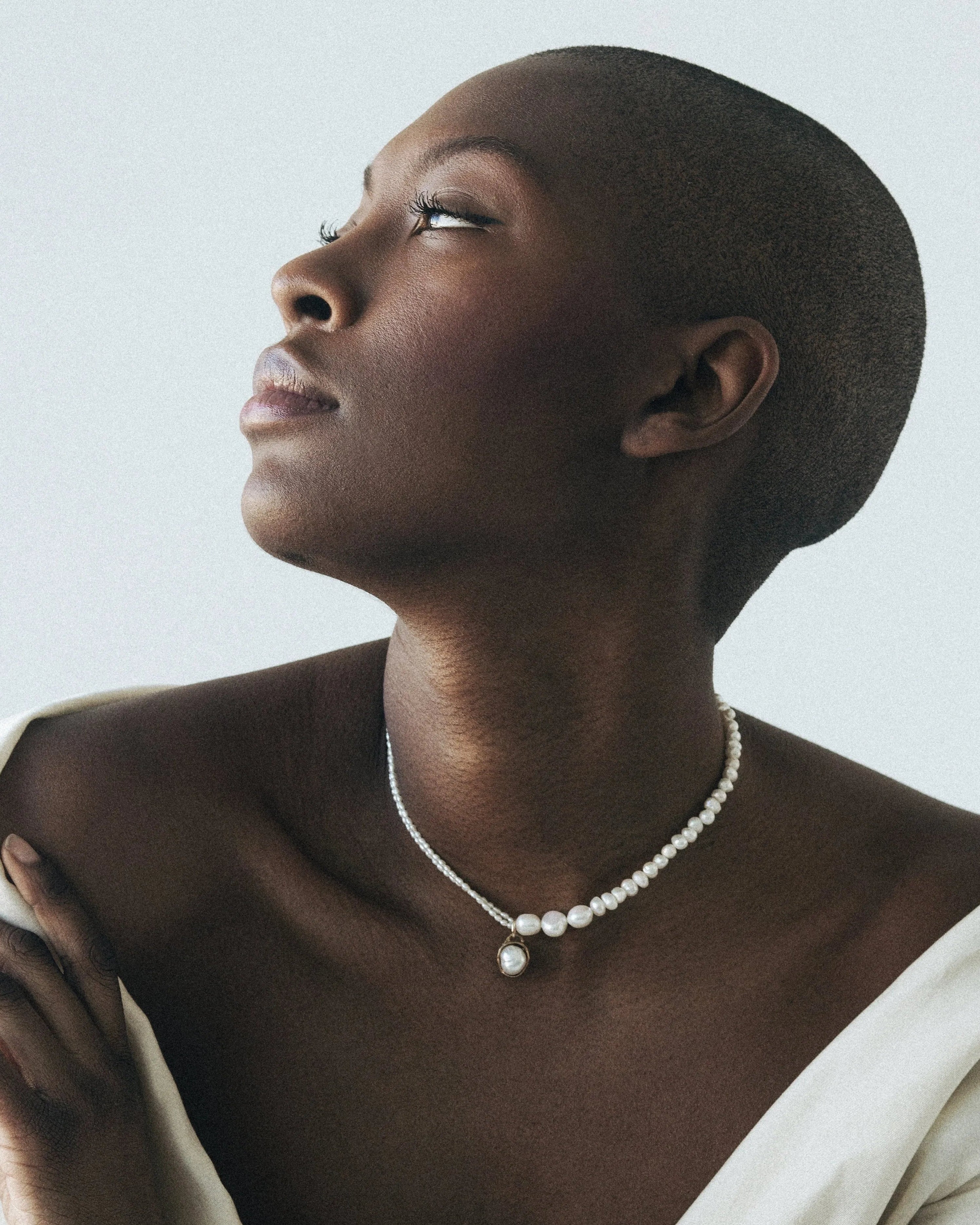 Petite Mix Pearl Collar by Anita Berisha - At Present Jewelry