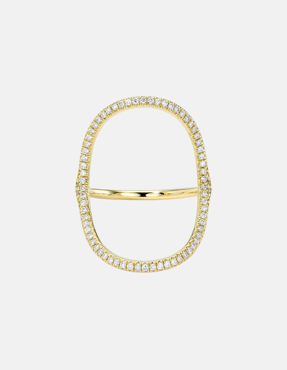 Continuity Pavé Ring by White/Space - At Present Jewelry